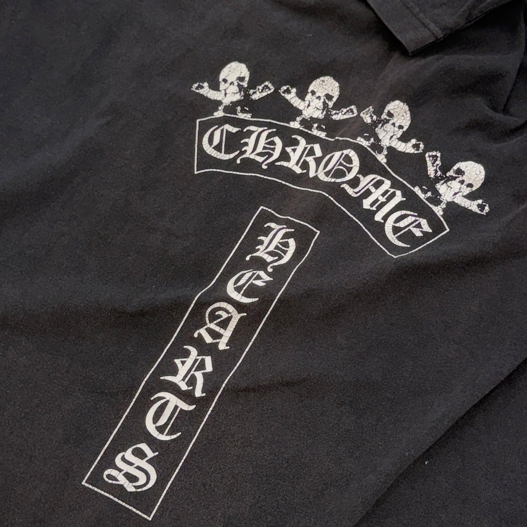 CHROME HEARTS FOTI Harris Teeter Print T Bar Logo Tee Size M クロムハーツ フォティ・ハリスティーター プリント Tバ－ ロゴTシャツ サイズM
