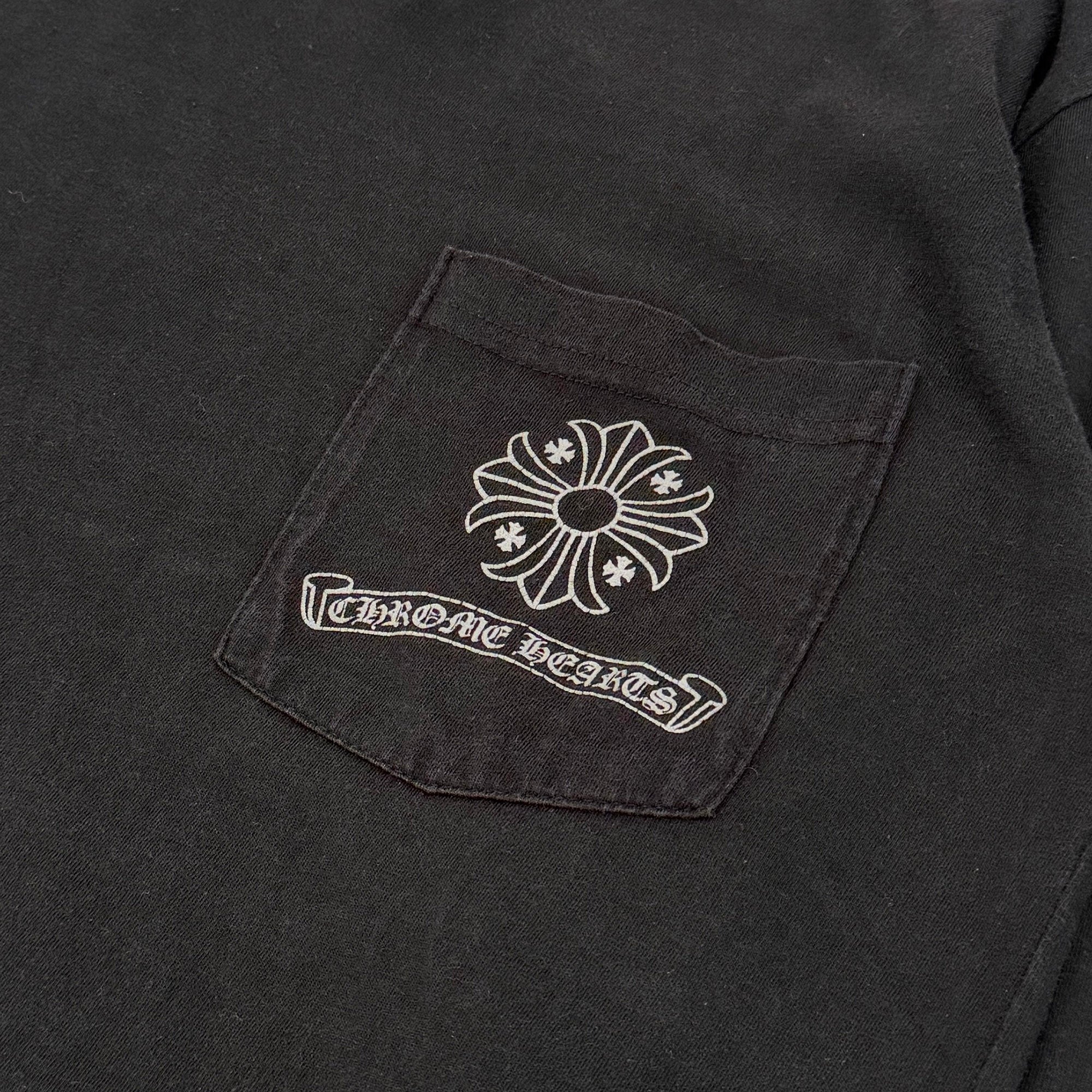 CHROME HEARTS CH Plus Block Cross Long Sleeve Tee Size S クロムハーツ CHプラス ブロッククロス ロングスリーブTシャツ サイズS