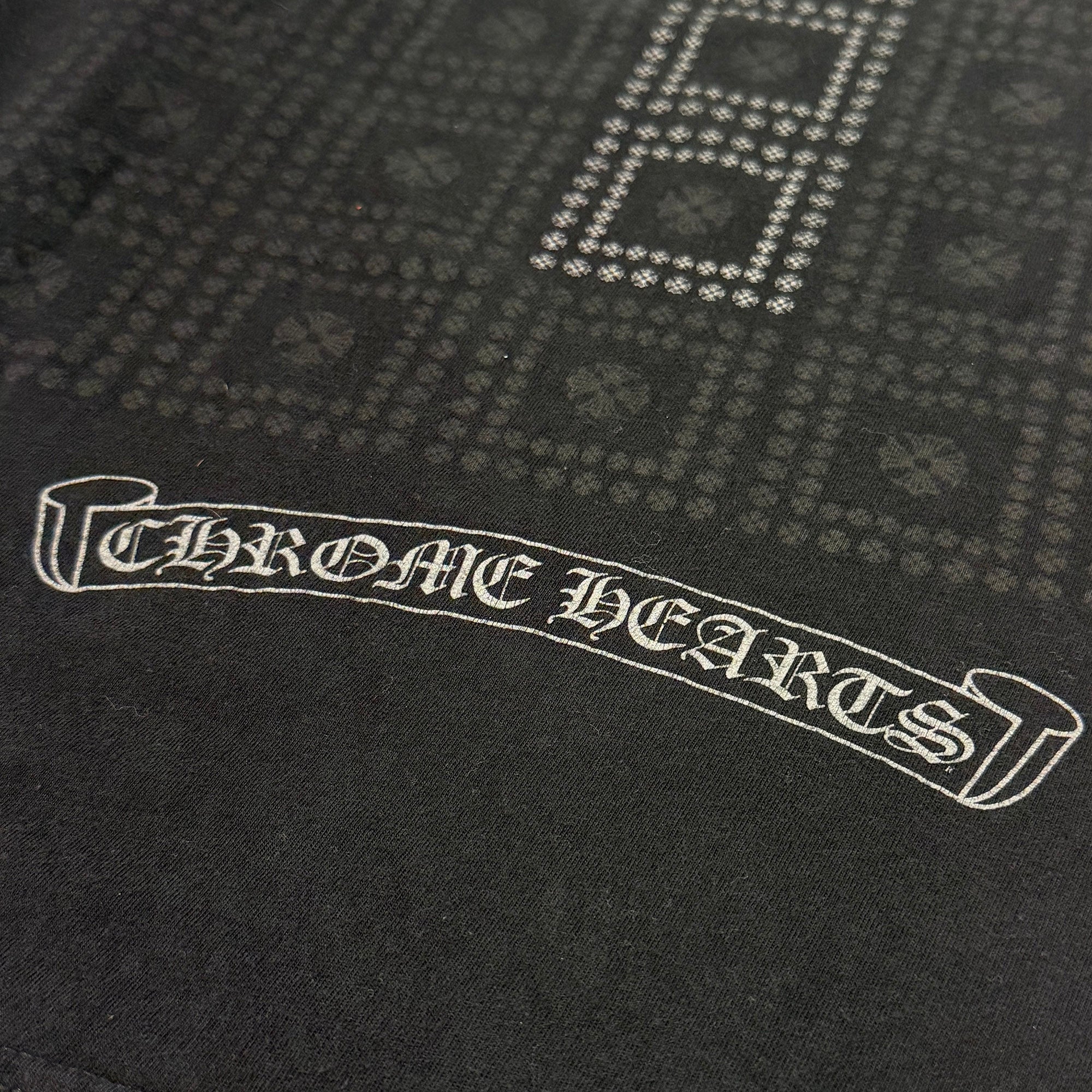 CHROME HEARTS CH Plus Block Cross Long Sleeve Tee Size S クロムハーツ CHプラス ブロッククロス ロングスリーブTシャツ サイズS