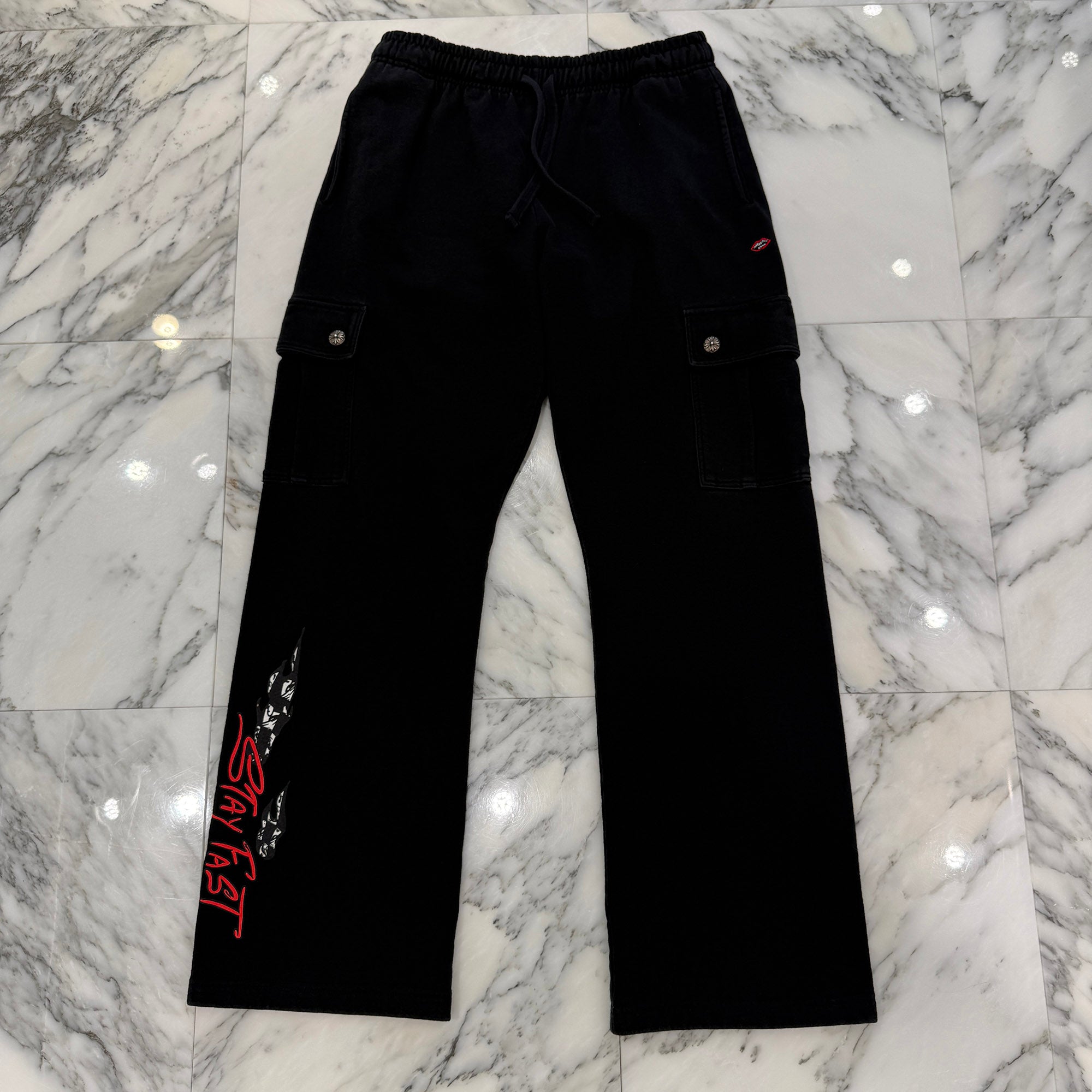 CHROME HEARTS × MATTY BOY PPO STAY FAST RACE TEAM Cargo Sweat Pants Size L クロムハーツ × マッティボーイ ステイファスト レースチーム カーゴ スウェットパンツ サイズL