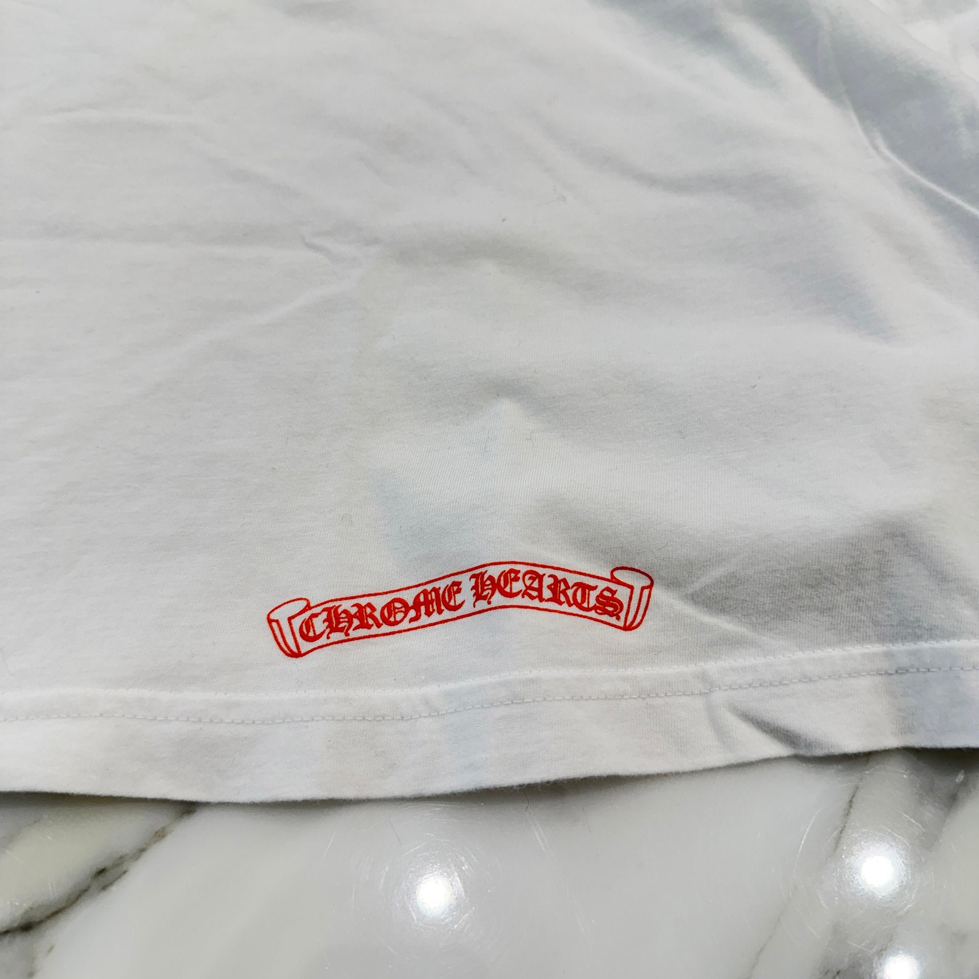 CHROME HEARTS King Taco 3 Cemetery Cross Print Long Sleeve Tee Size M クロムハーツ キングタコ 3 セメタリークロス プリント ロングスリーブ Tシャツ サイズM