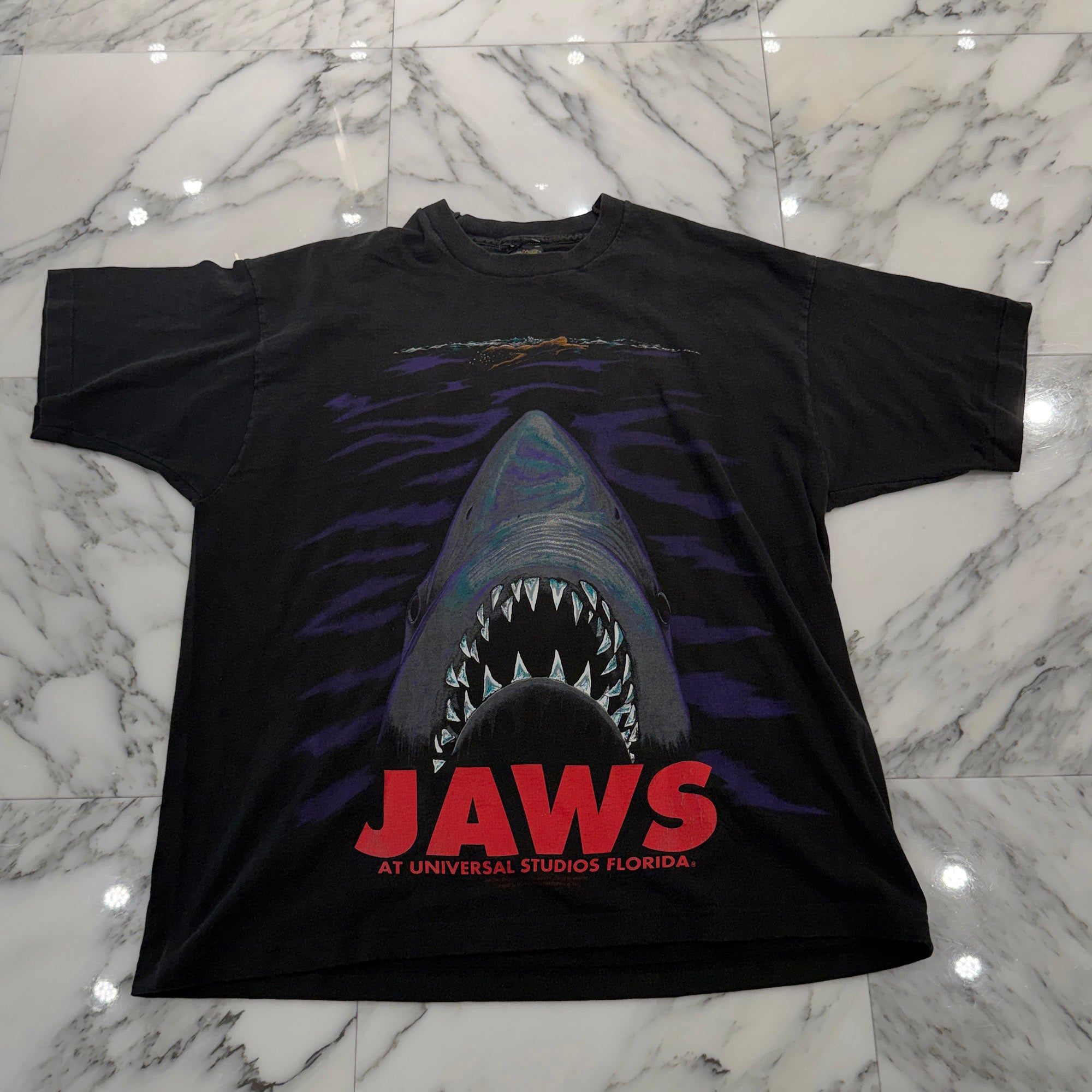 Vintage 90's "JAWS" Universal Studios Florida Official S/S Tee Size XXL ヴィンテージ 90's "ジョーズ" ユニバーサル・スタジオ・フロリダ オフィシャル Tシャツ サイズXXL