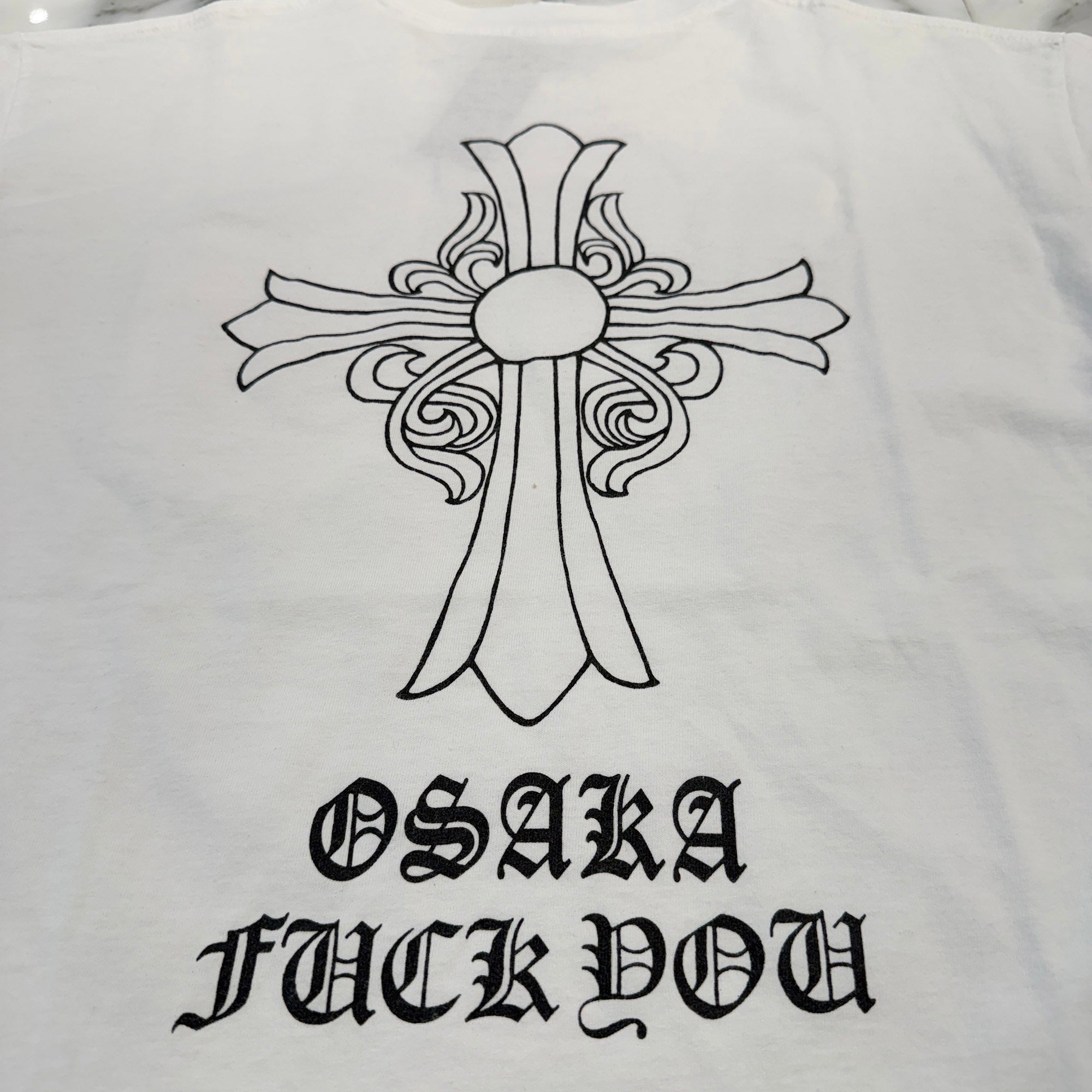 CHROME HEARTS Osaka Limited Back Cross Fuck you Tee Size L クロムハーツ 大阪限定 バッククロス ファックユー Tシャツ サイズL