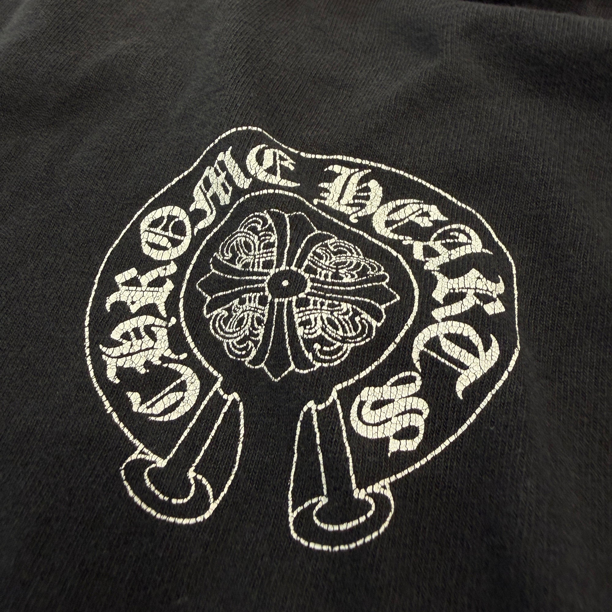 CHROME HEARTS Floral Cross Back Horseshoe Long Sleeve Tee Size M クロムハーツ フローラルクロス バック ホースシュー ロングスリーブ Tシャツ サイズM