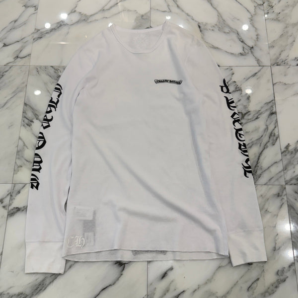 CHROME HEARTS 2025SS Scroll Label Arm Logo Print Thermal Long Sleeve Tee Size XXL クロムハーツ スクロールラベル アームロゴプリント  サーマル ロングスリーブ Tシャツ サイズXXL