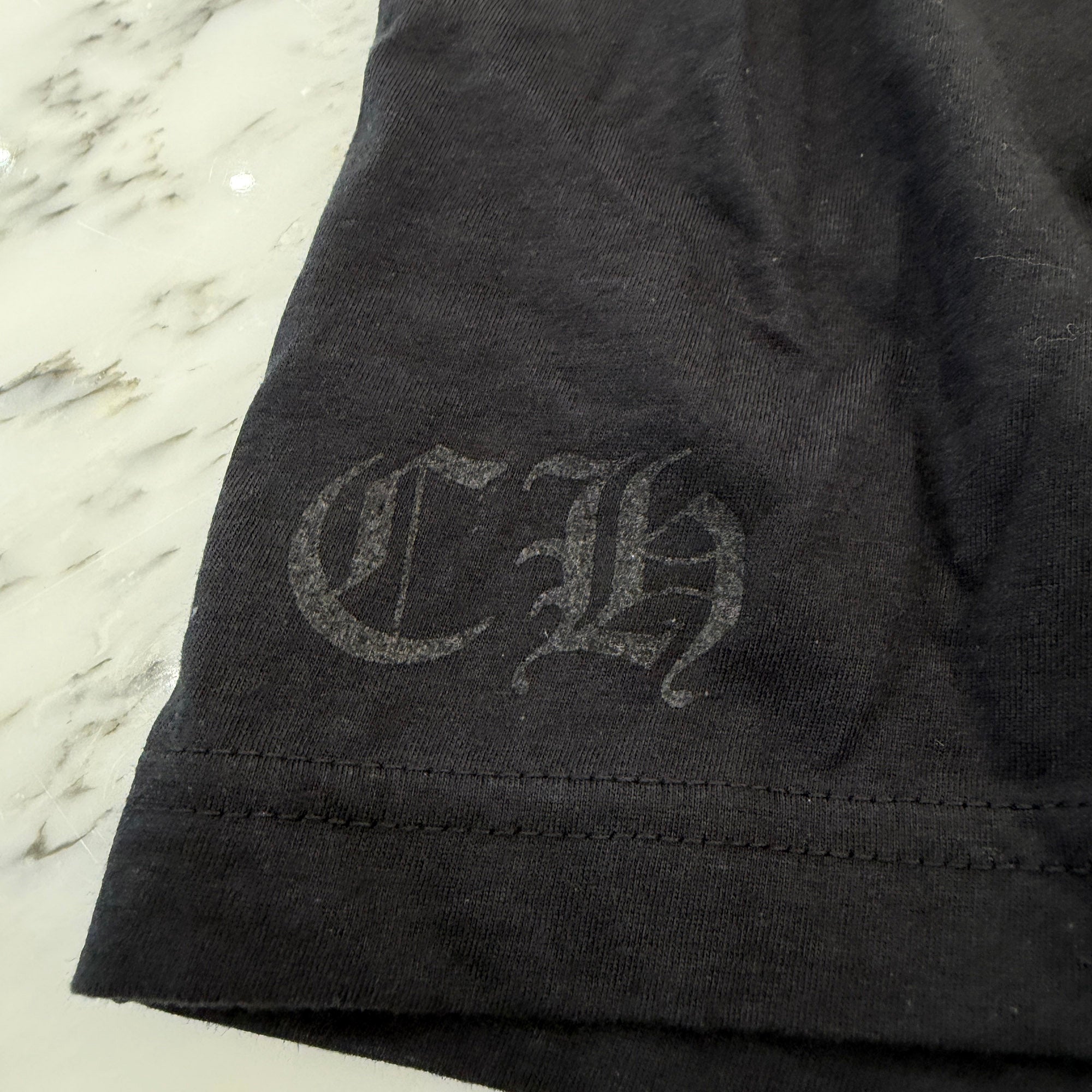 CHROME HEARTS Neck Logo Tee Size L クロムハーツ ネックロゴ Tシャツ サイズL