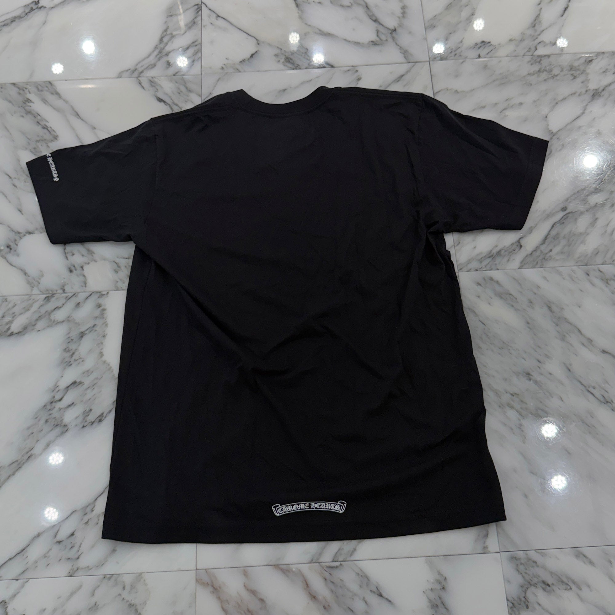 CHROME HEARTS Neck Logo Tee Size L クロムハーツ ネックロゴ Tシャツ サイズL