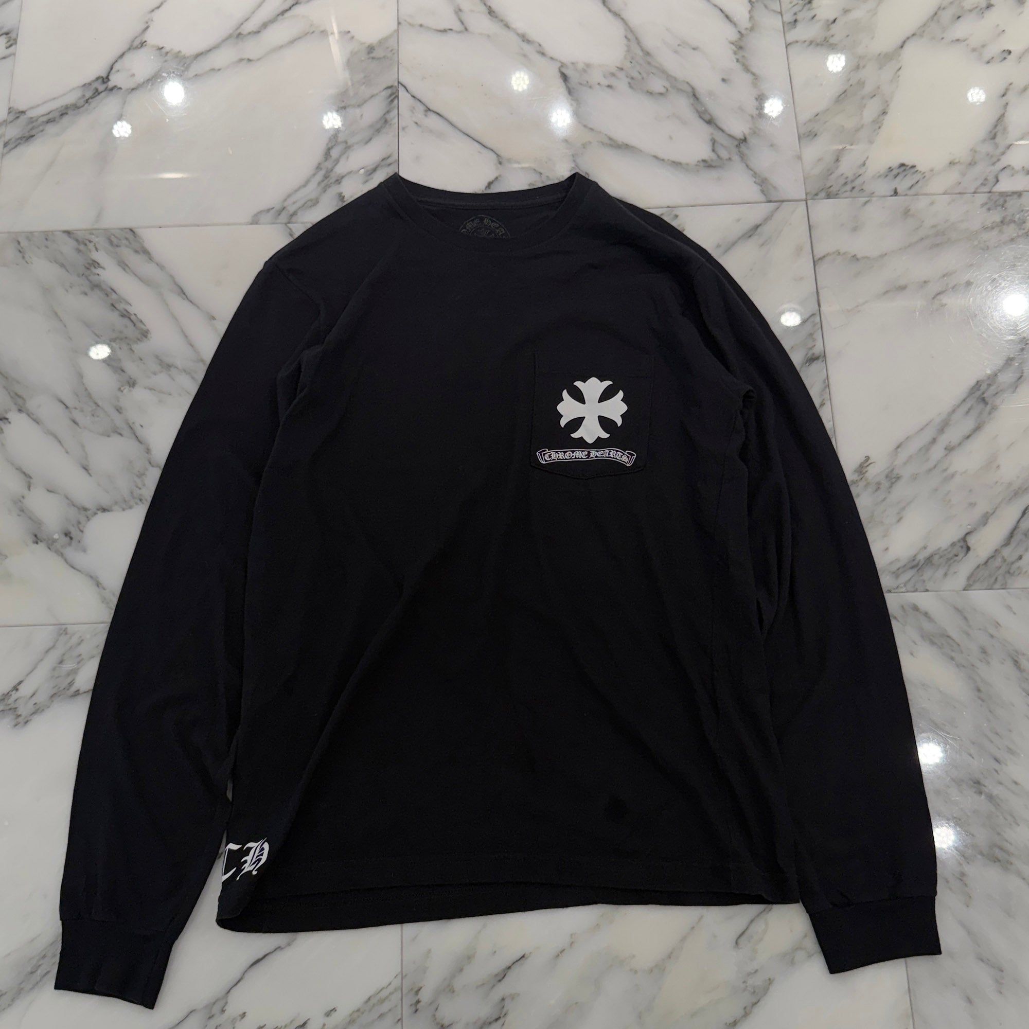 CHROME HEARTS Circle CH Plus Long Sleeve Tee Size M クロムハーツ サークル CHプラス ロングスリーブTシャツ サイズM
