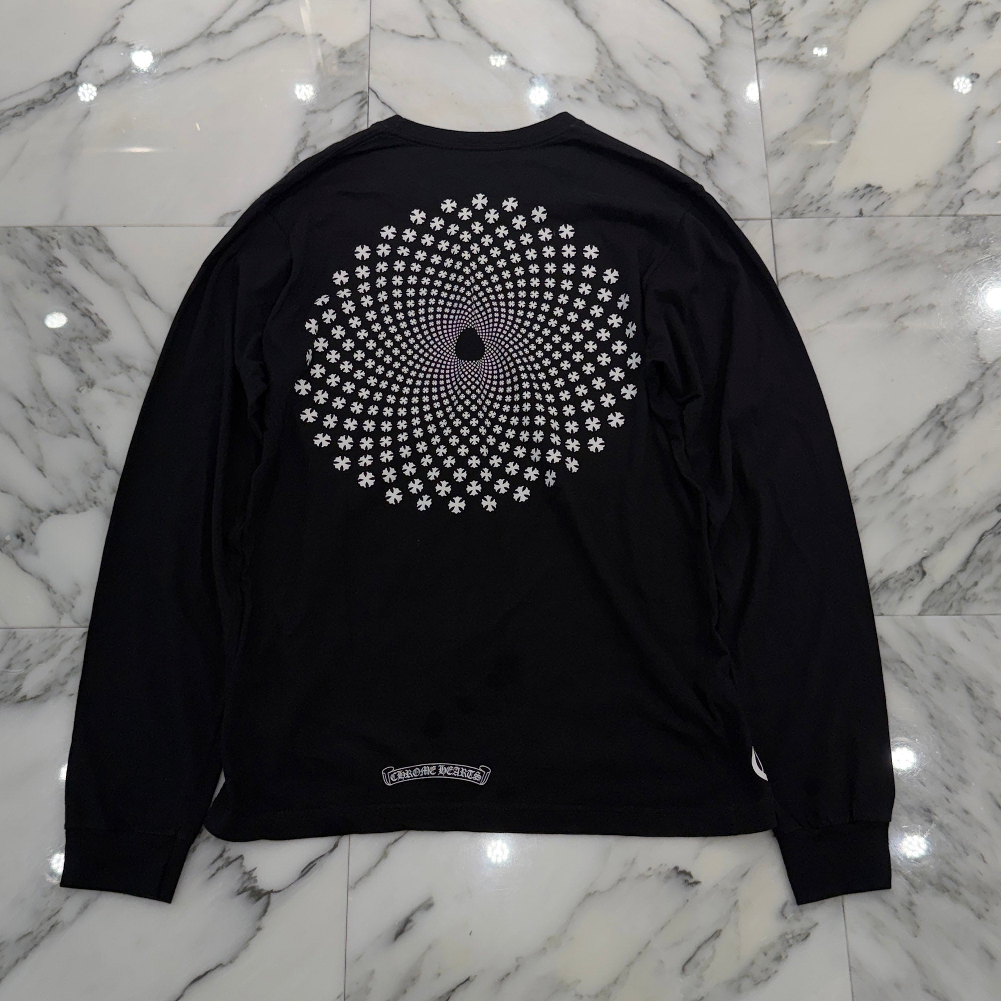 CHROME HEARTS Circle CH Plus Long Sleeve Tee Size M クロムハーツ サークル CHプラス ロングスリーブTシャツ サイズM