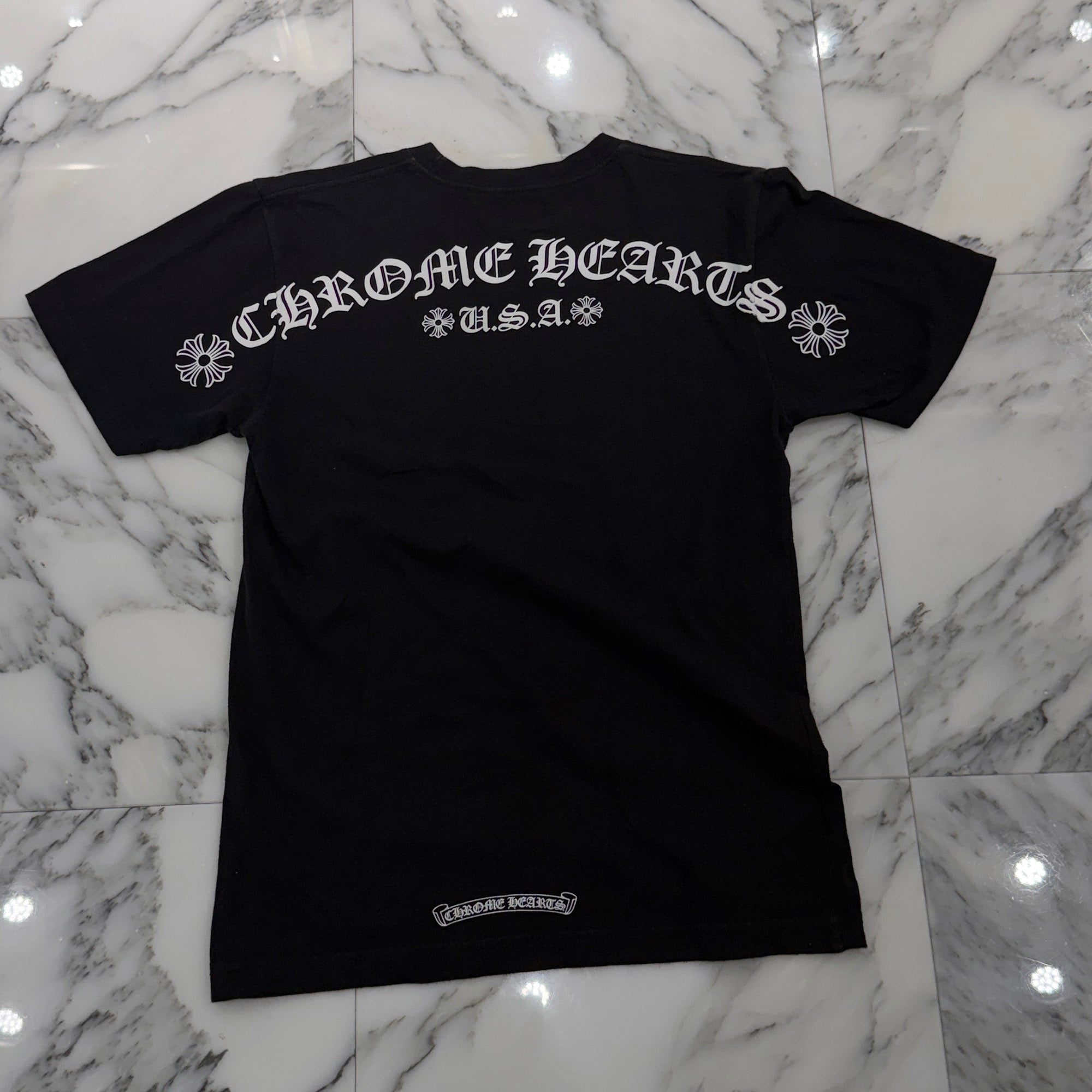 CHROME HEARTS Back Arch USA Logo Tee Size S クロムハーツ バックアーチ USA ロゴ Tシャツ サイズS