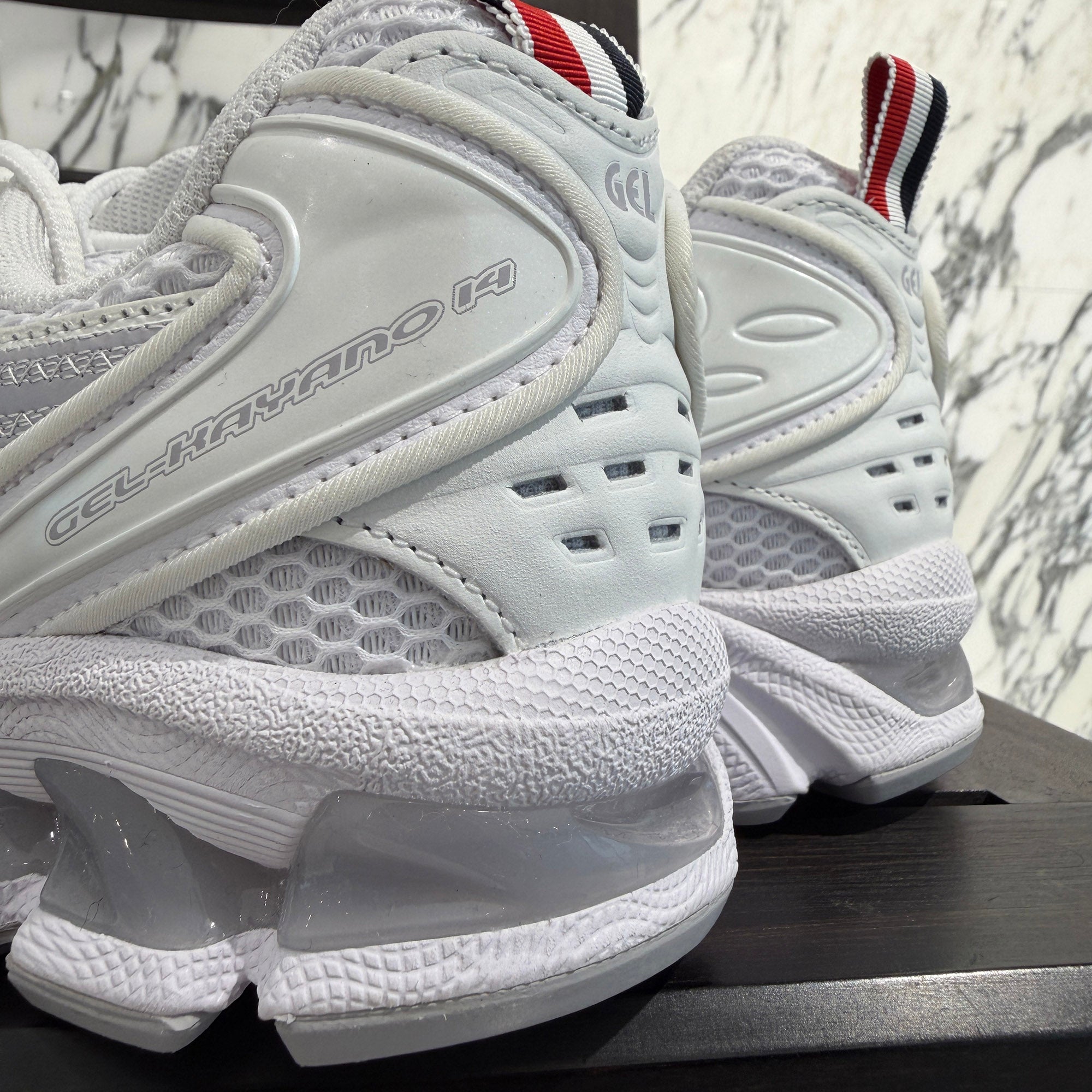 THOM BROWNE × ASICS 2026SS GEL-KAYANO 14 Sneakers UFC001B-F1287-100-10 Size 10(28.0cm) トムブラウン×アシックス ゲルカヤノ14 スニーカー サイズ10(28.0cm)