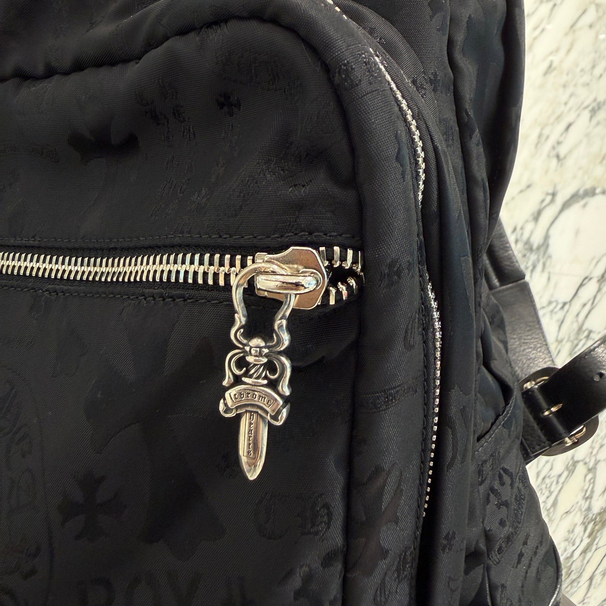 CHROME HEARTS 7th Grade Nylon Multi Logo Stencil Backpack クロムハーツ セブンスグレード ナイロン マルチ ロゴ ステンシル バックパック