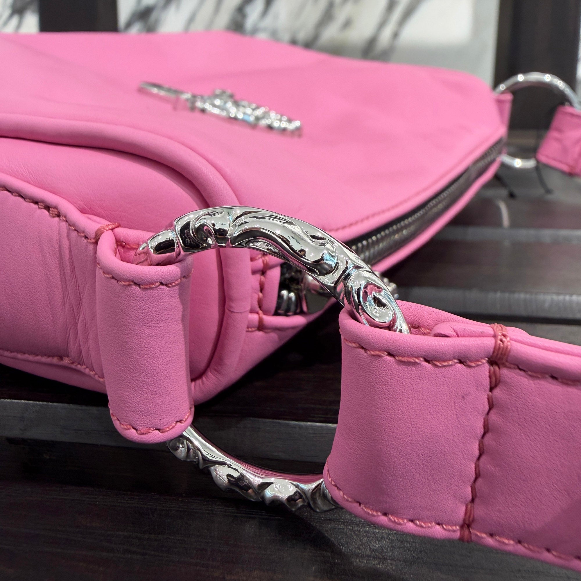 CHROME HEARTS CHICKEN NUGGET Small Leather Shoulder Bag クロムハーツ チキンナゲット スモールレザー ショルダーバッグ