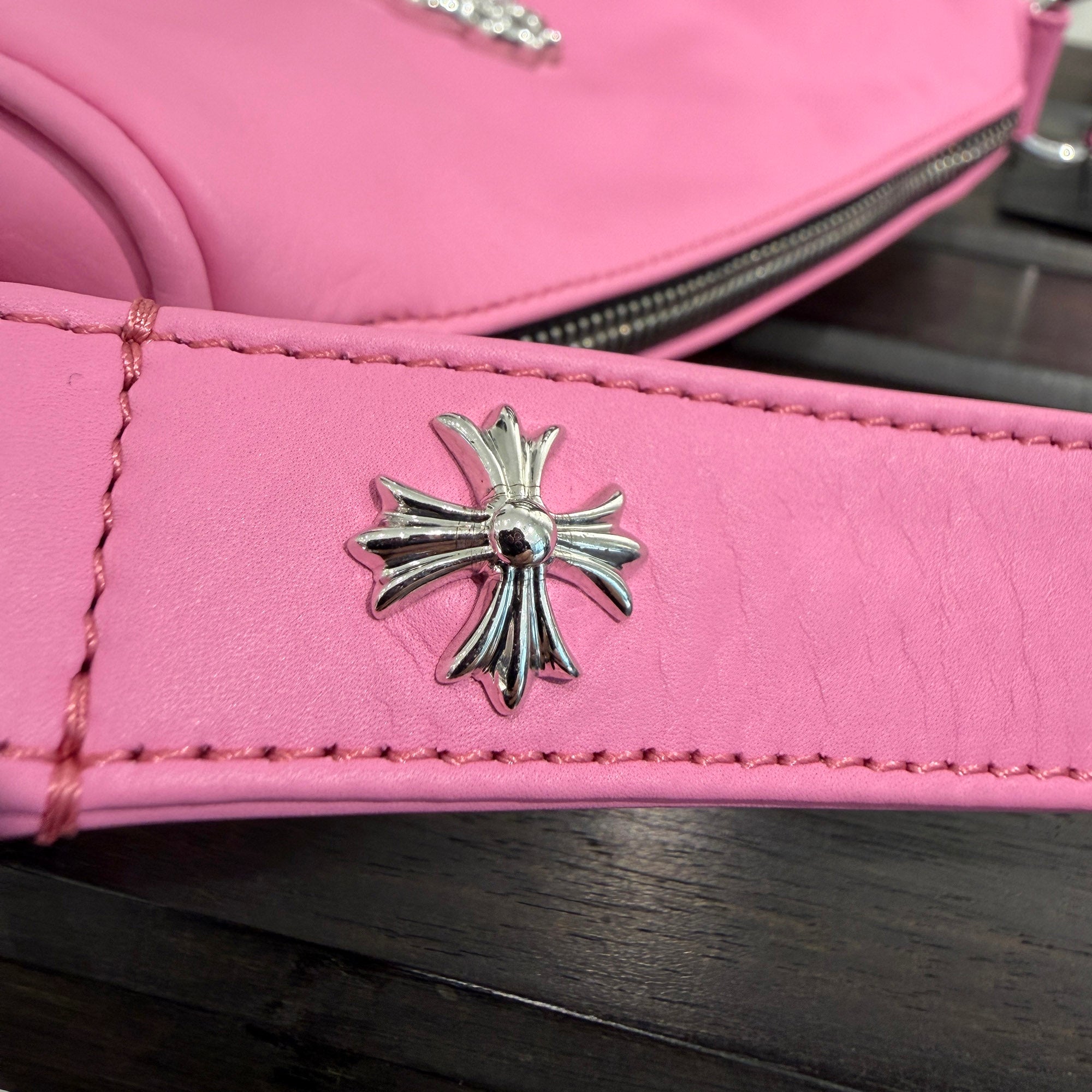 CHROME HEARTS CHICKEN NUGGET Small Leather Shoulder Bag クロムハーツ チキンナゲット スモールレザー ショルダーバッグ