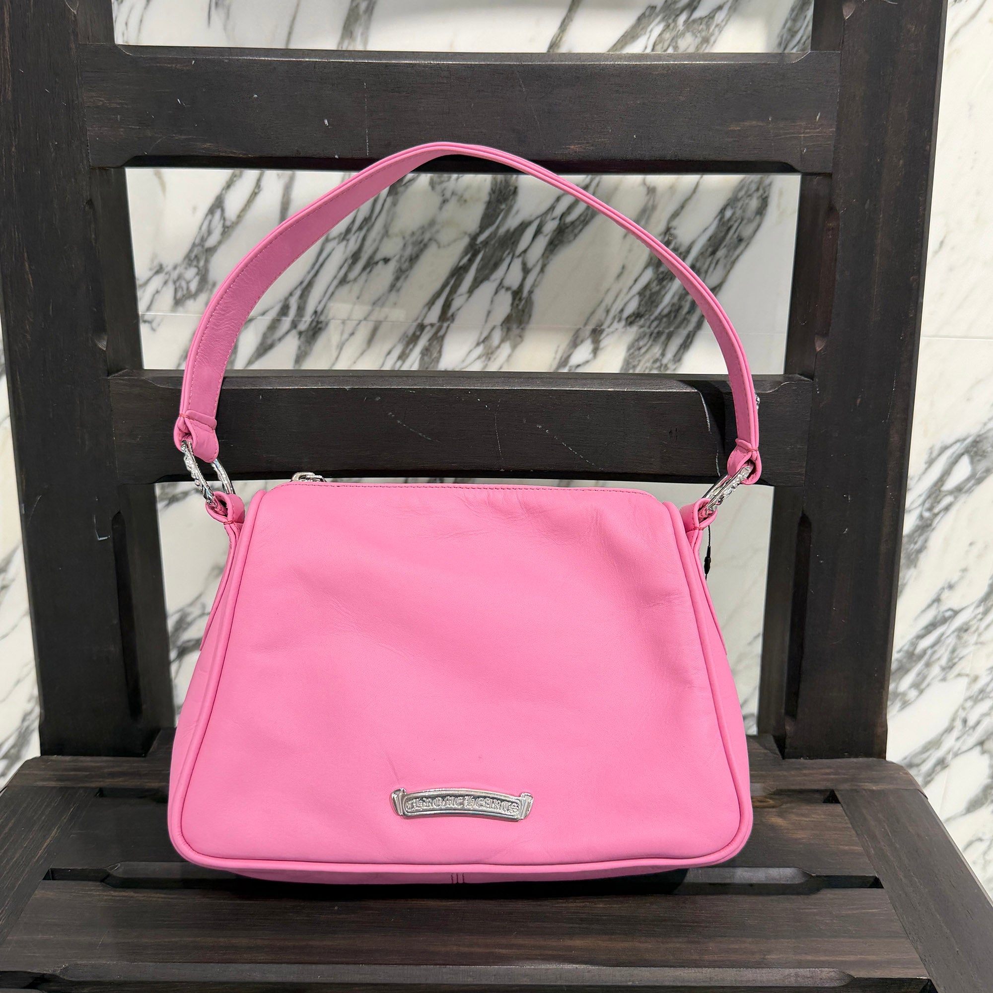 CHROME HEARTS CHICKEN NUGGET Small Leather Shoulder Bag クロムハーツ チキンナゲット スモールレザー ショルダーバッグ