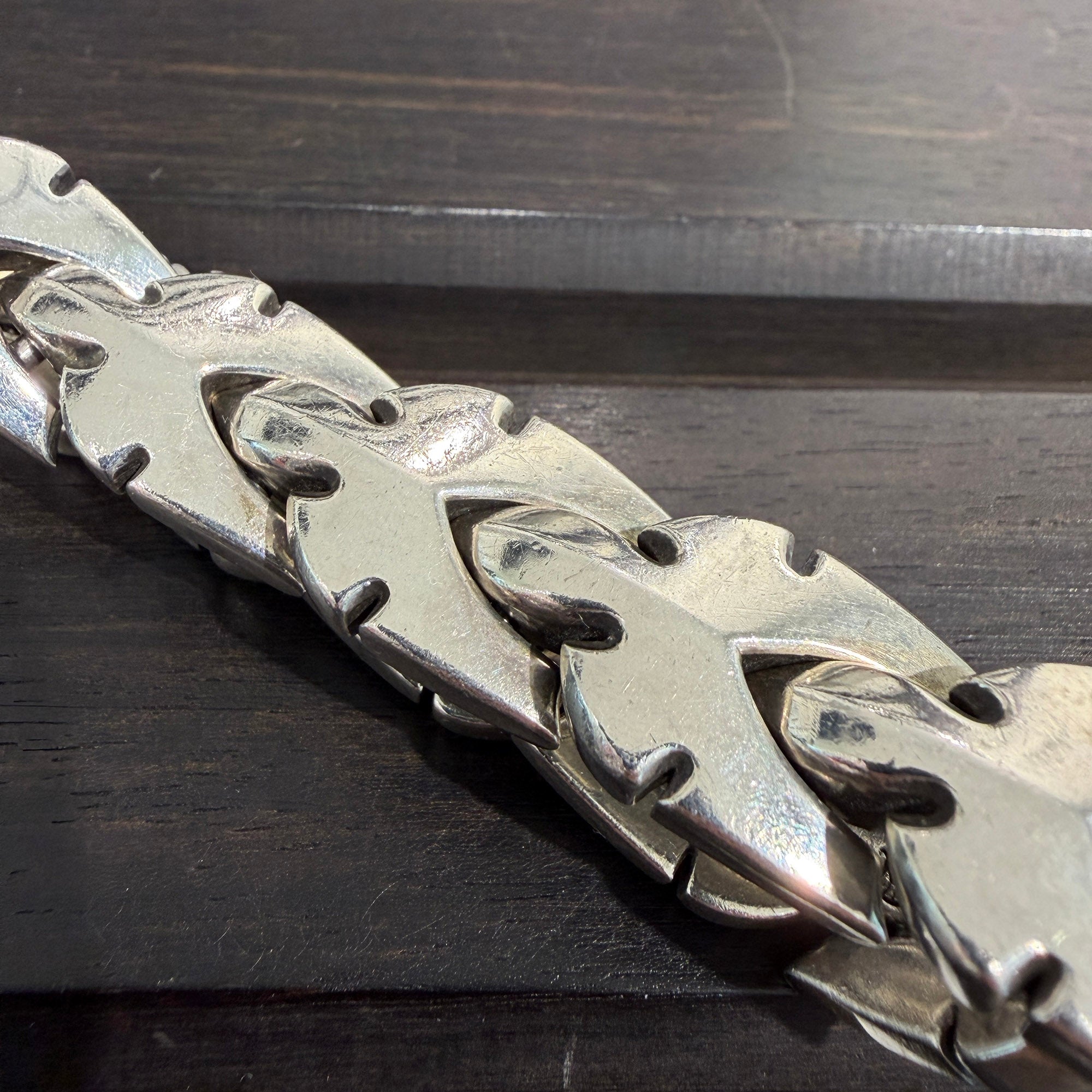 CHROME HEARTS Flare Knee Link Bracelet Size 12 LINK クロムハーツ フレアニーリンク ブレスレット サイズ12リンク