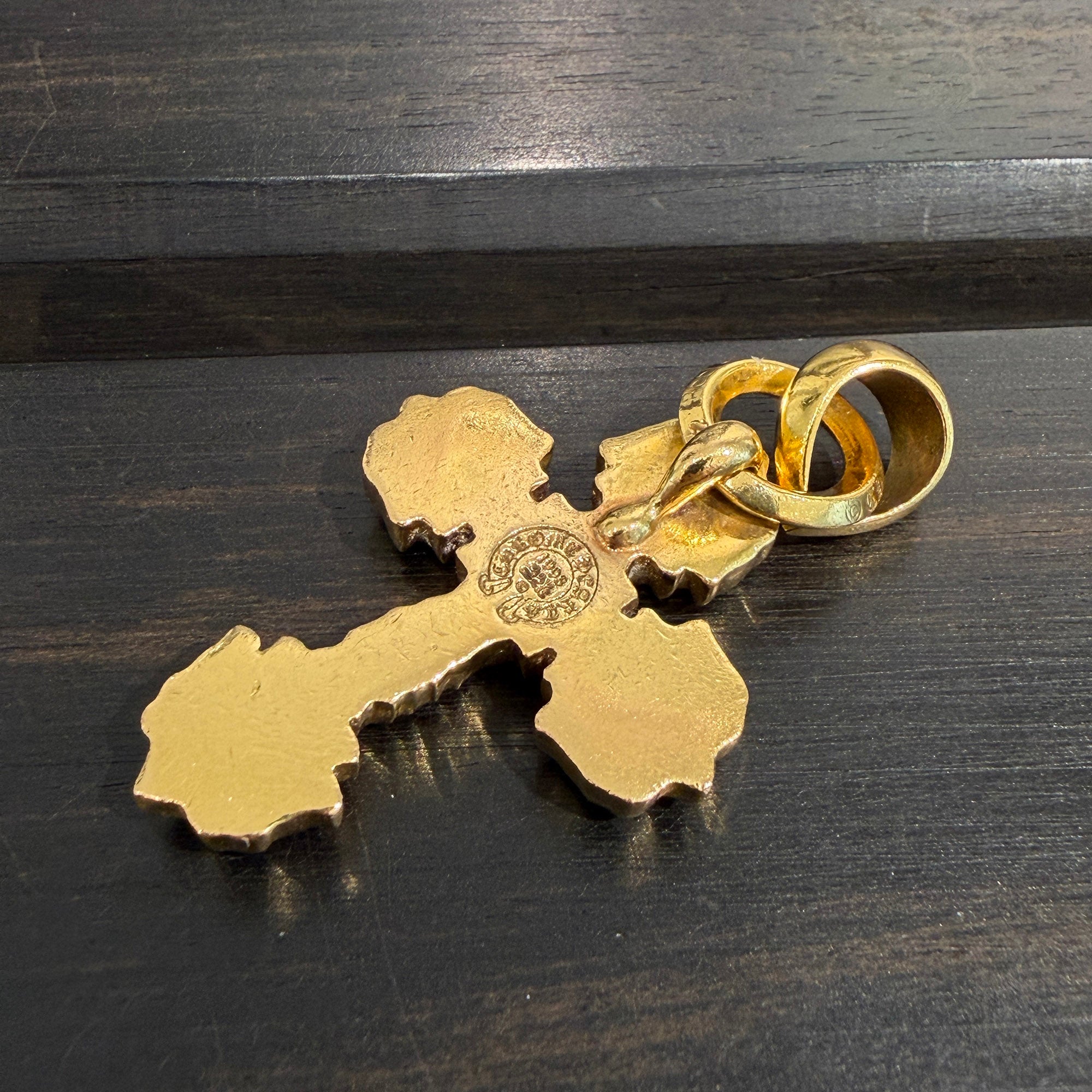 CHROME HEARTS 22K PAVE Diamond Filigree Cross Pendent XS With Bail クロムハーツ 22K パヴェ ダイヤモンド フィリグリークロス ペンダントXS ウィズベイル