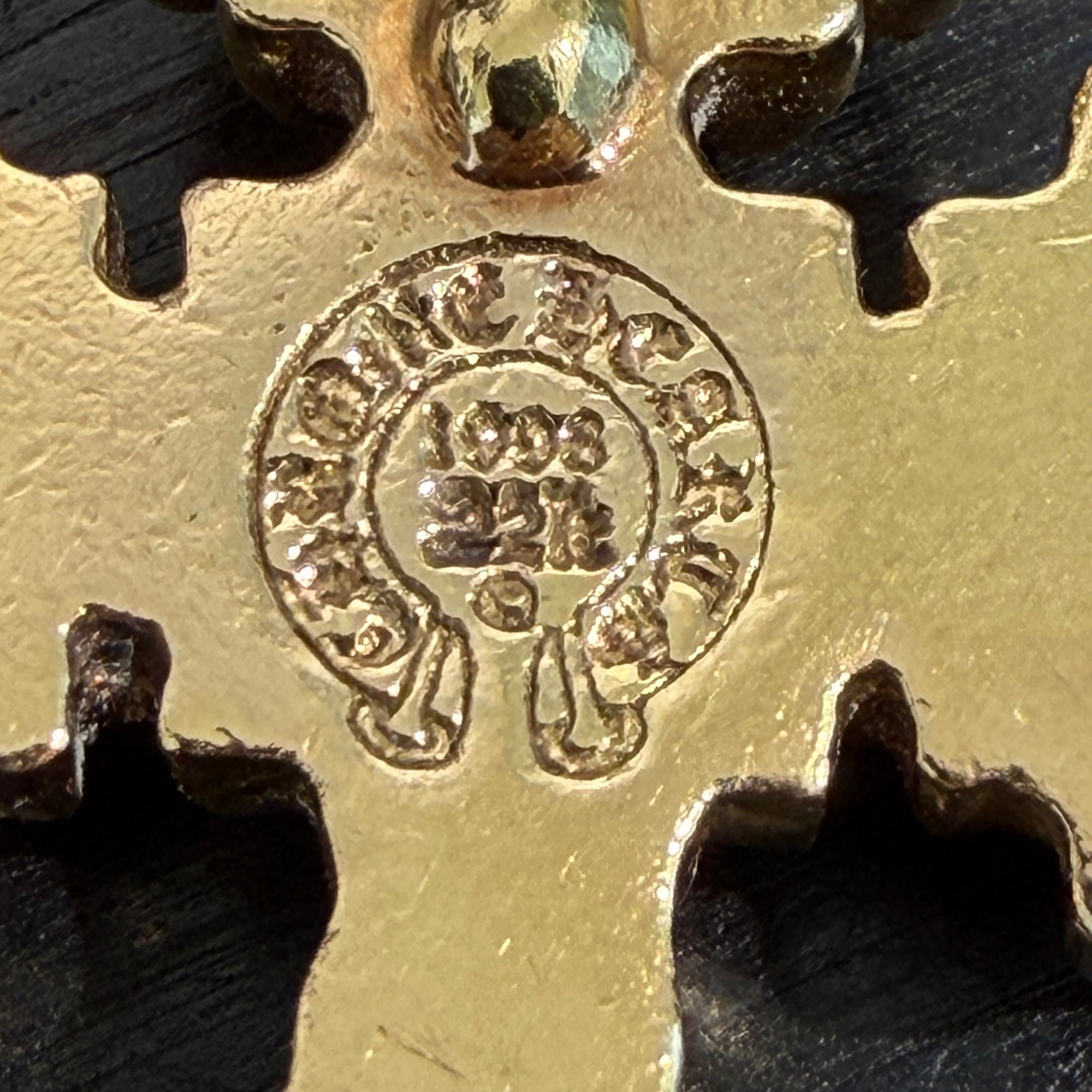 CHROME HEARTS 22K PAVE Diamond Filigree Cross Pendent XS With Bail クロムハーツ 22K パヴェ ダイヤモンド フィリグリークロス ペンダントXS ウィズベイル