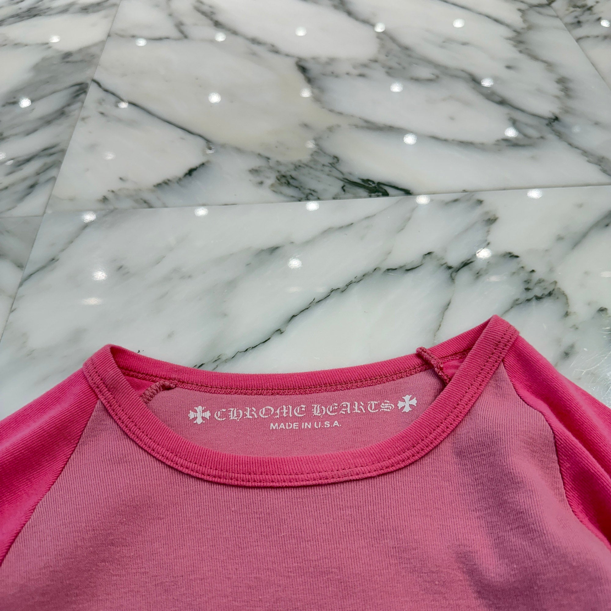 CHROME HEARTS Arm Logo Vine Dagger Print Raglan Tee Size M クロムハーツ アームロゴ ヴァインダガー プリント ラグランTシャツ サイズM
