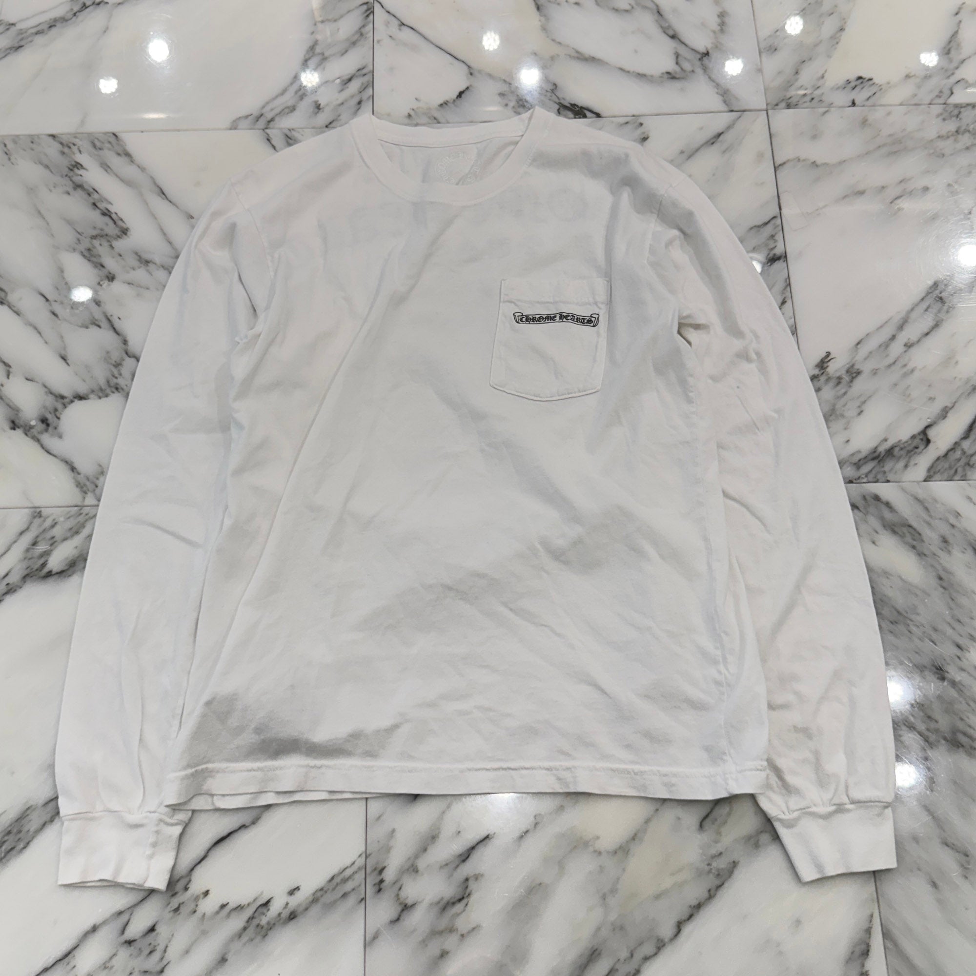 CHROME HEARTS Back Arch Logo USA Long Sleeve Tee Size L クロムハーツ バックアーチロゴ USA ロングスリーブTシャツ サイズL