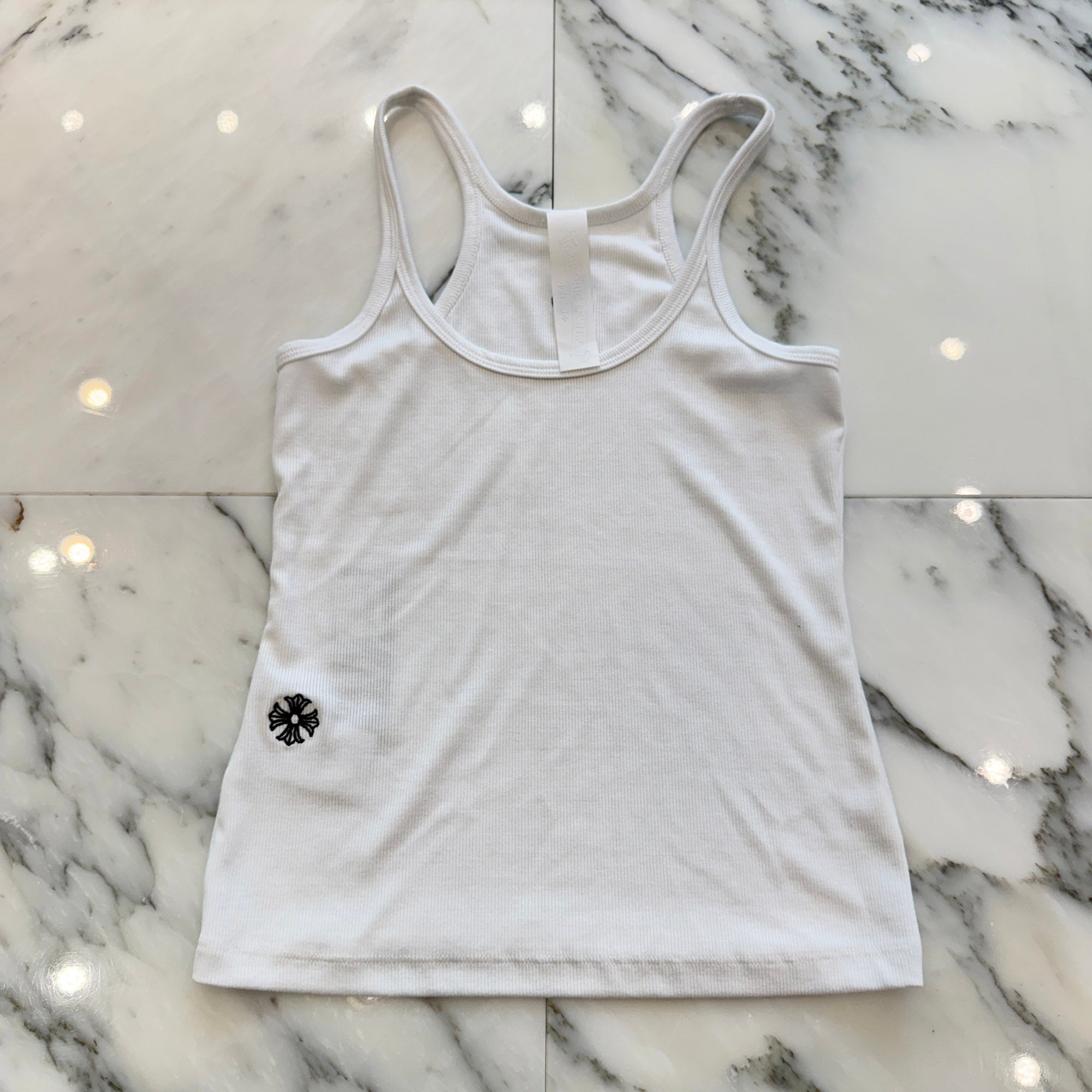 CHROME HEARTS Y NOT CH Logo Embroidery Camisole Size XS クロムハーツ ワイノット CHロゴ刺繍 キャミソール サイズXS