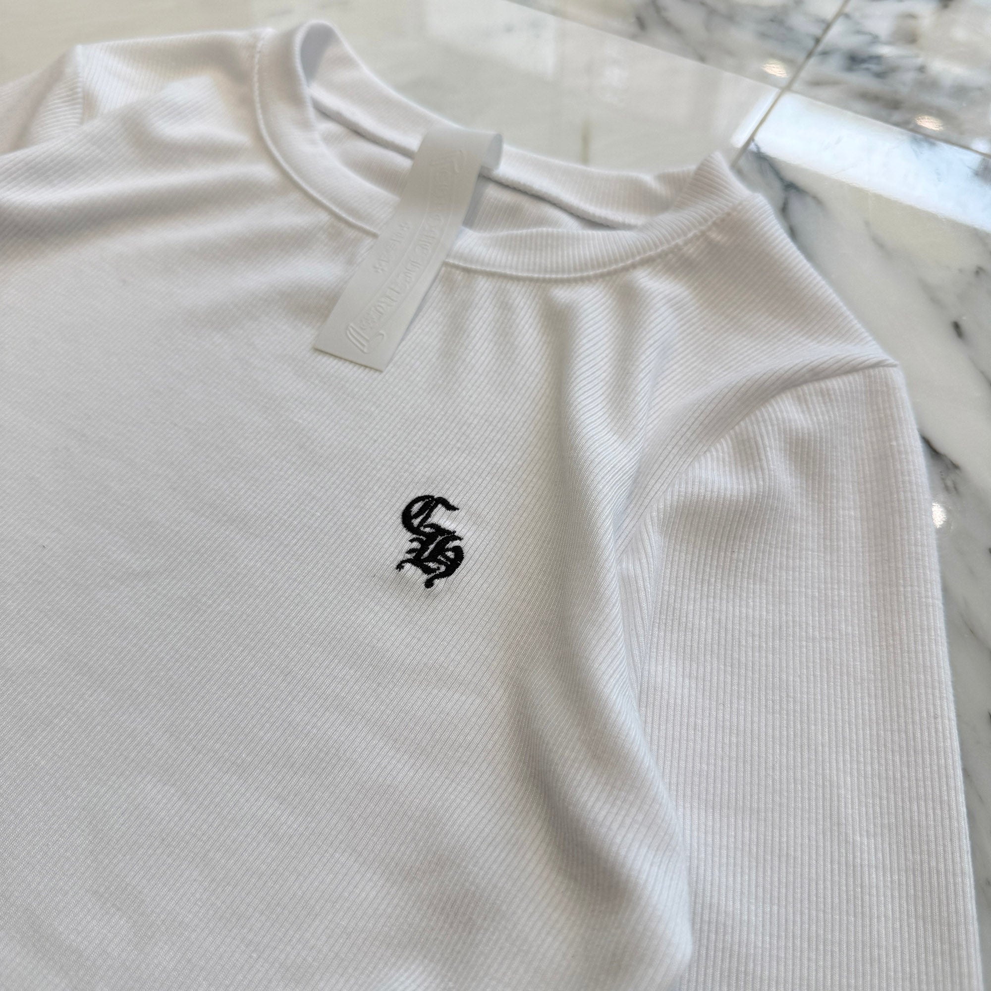 CHROME HEARTS Y NOT CH Plus Embroidery Rayon Long Sleeve Tee Size XS クロムハーツ ワイノット CHプラス刺繍 レーヨン ロングスリーブTシャツ サイズXS
