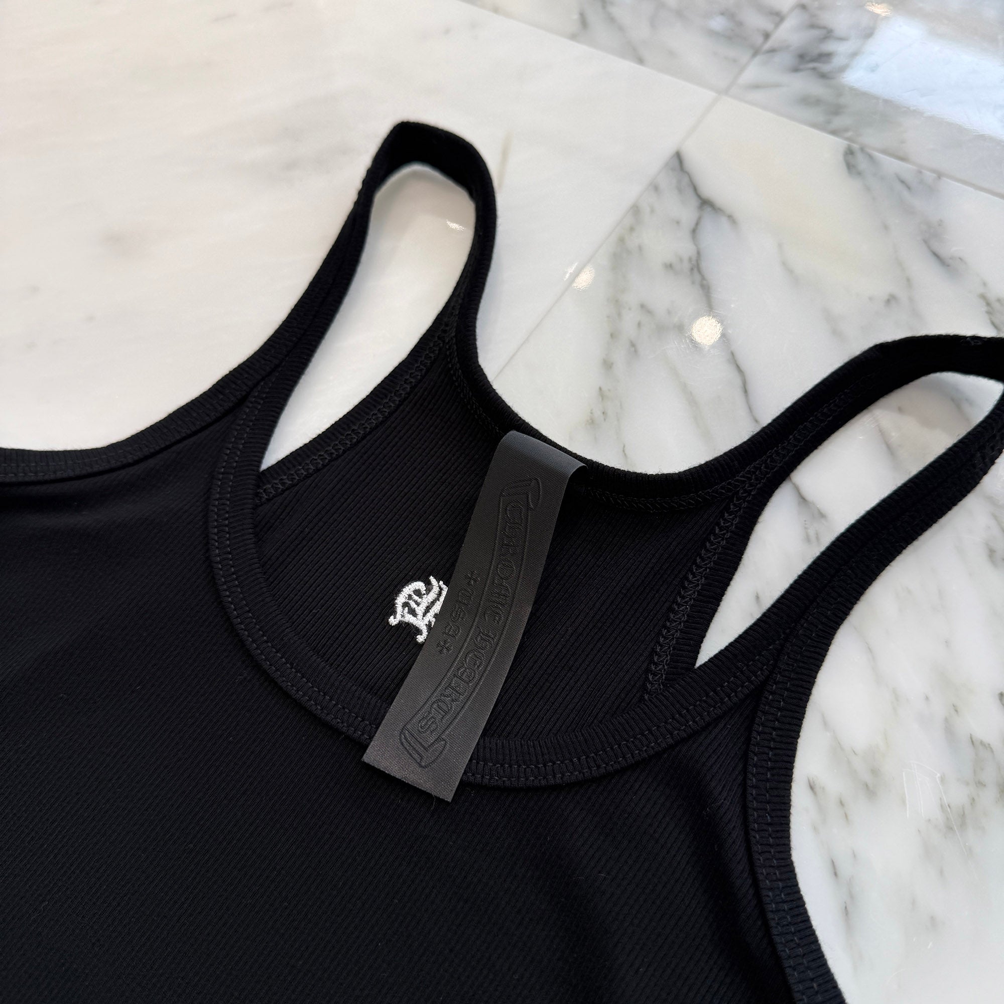 CHROME HEARTS Y NOT CH Logo Embroidery Camisole Size XS クロムハーツ ワイノット CHロゴ刺繍 キャミソール サイズXS