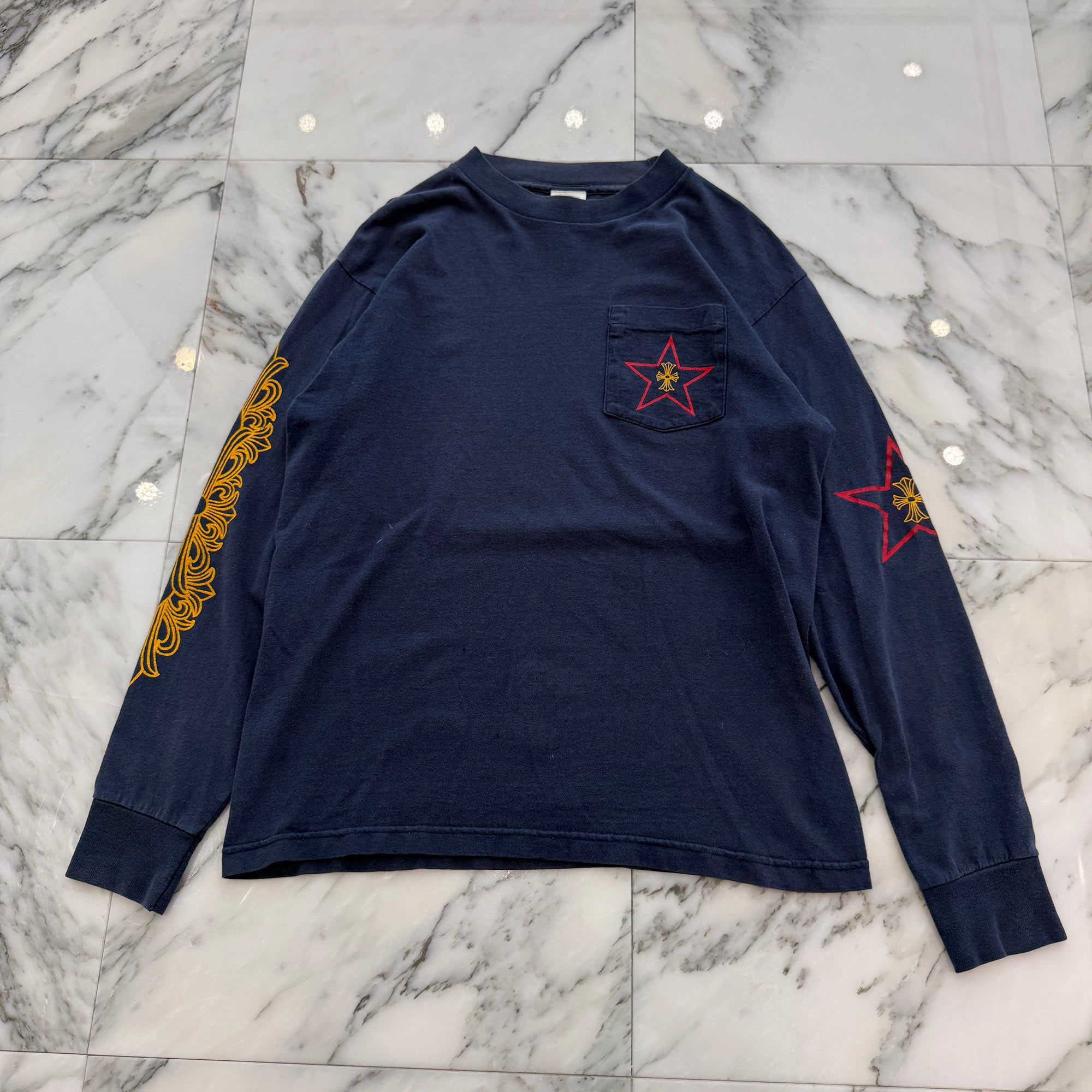 CHROME HEARTS × Galf Intellectual Gallery Long Sleeve Tee Size M クロムハーツ × ガルフ インテレクチュアル ギャラリー ロングスリーブTシャツ サイズM