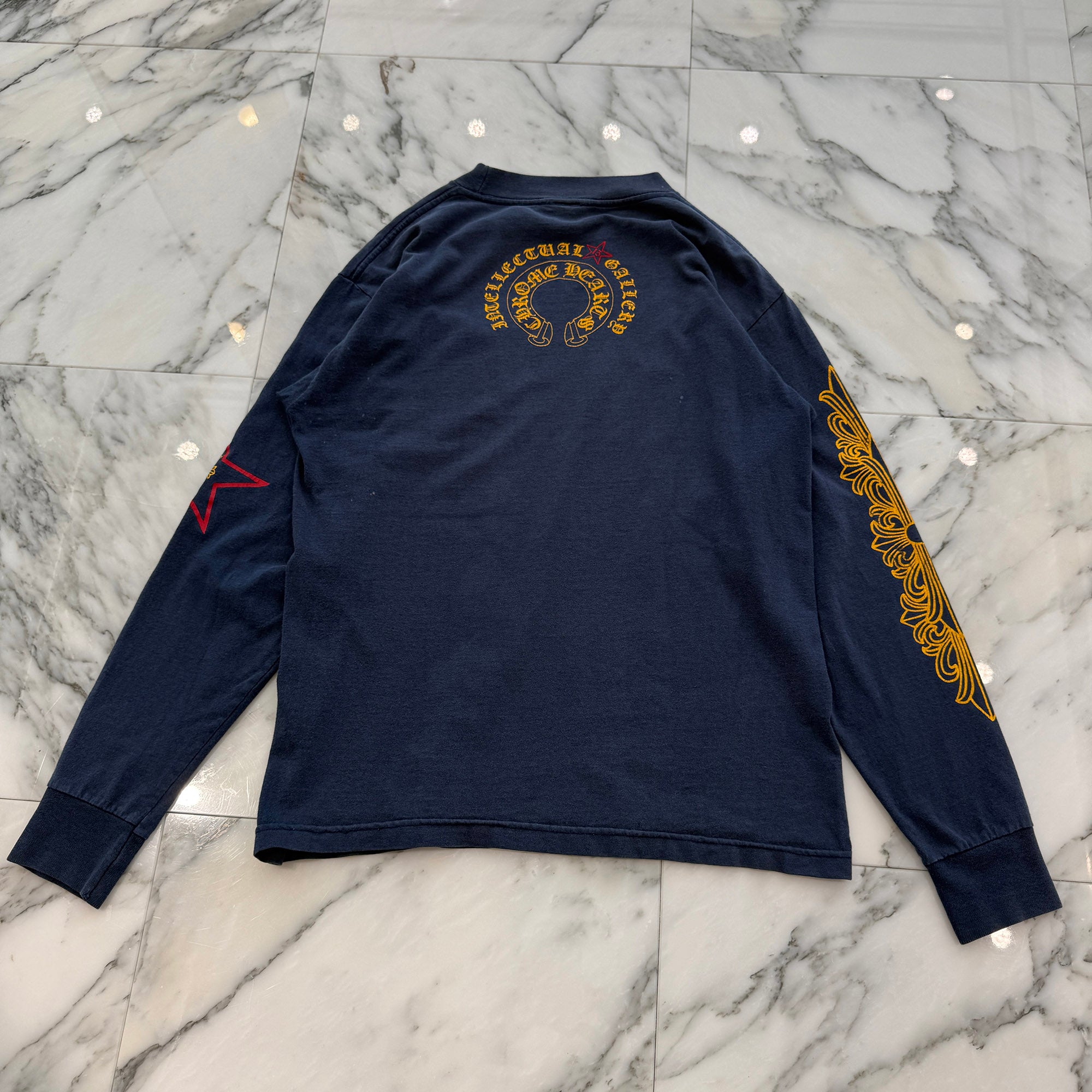 CHROME HEARTS × Galf Intellectual Gallery Long Sleeve Tee Size M クロムハーツ × ガルフ インテレクチュアル ギャラリー ロングスリーブTシャツ サイズM