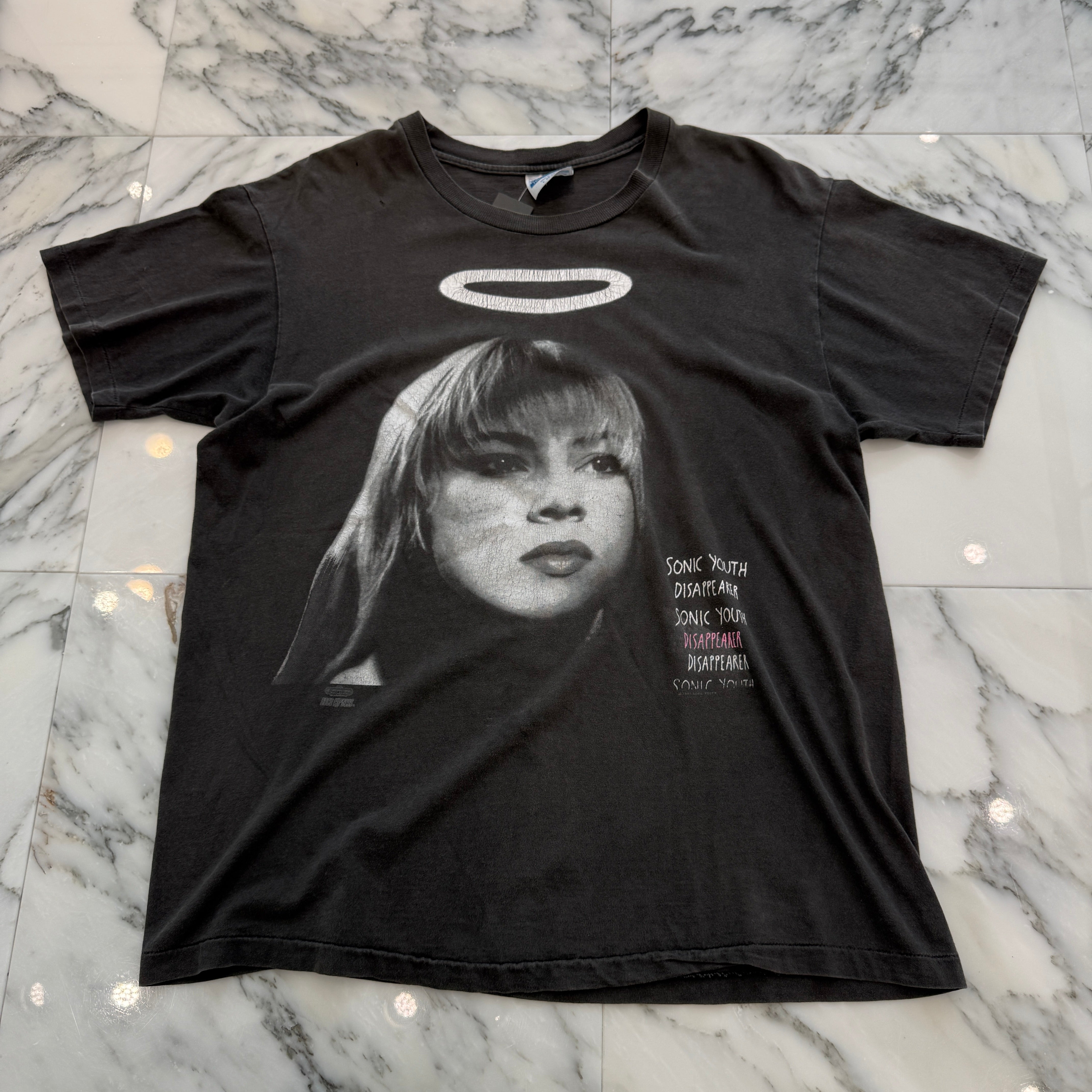 Vintage 90's SONIC YOUTH "DISAPPEARER" 1991 Hanes S/S Tee Size L ヴィンテージ 90's ソニックユース "ディスアピアラー" 1991 ヘインズ社製 Tシャツ サイズL