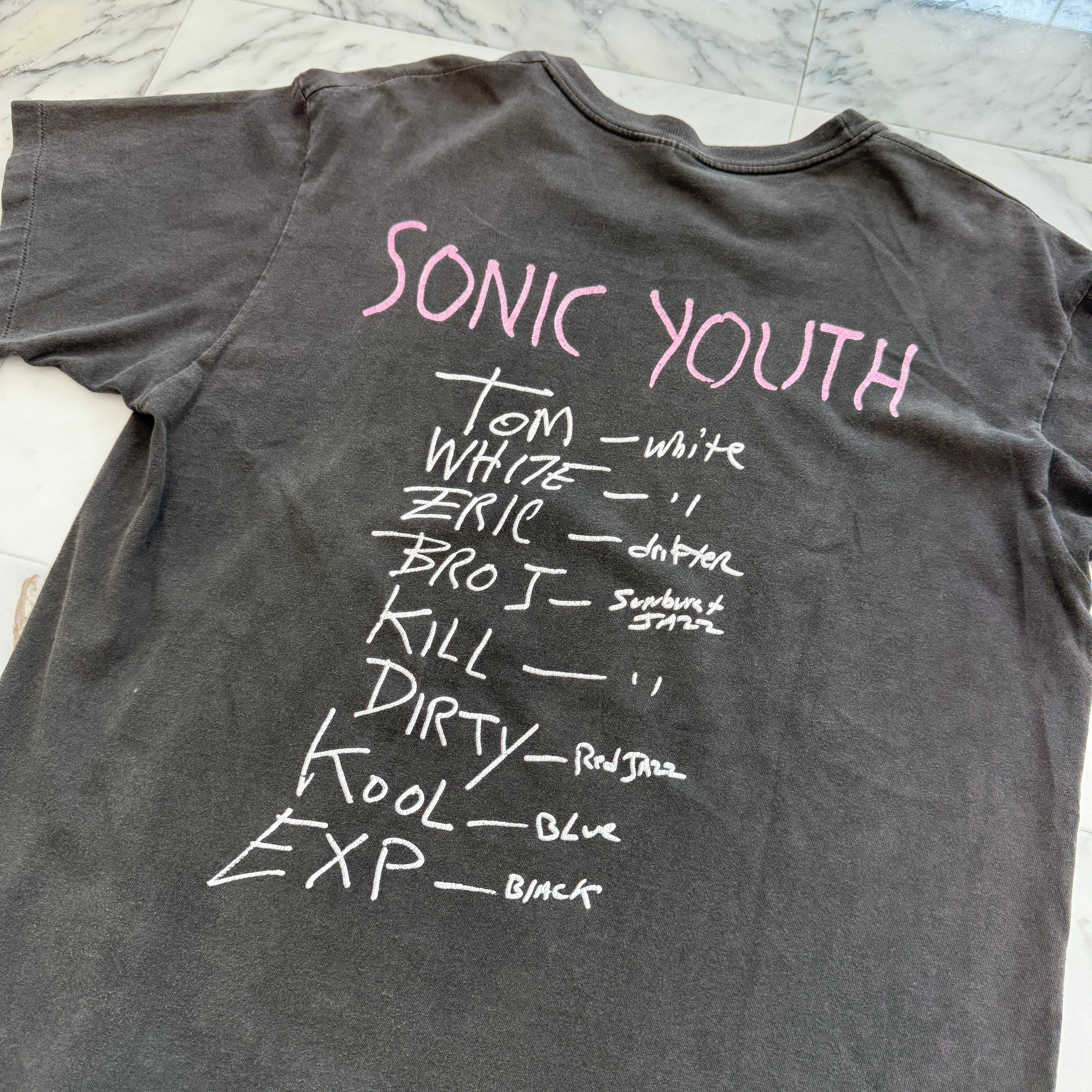 Vintage 90's SONIC YOUTH "DISAPPEARER" 1991 Hanes S/S Tee Size L ヴィンテージ 90's ソニックユース "ディスアピアラー" 1991 ヘインズ社製 Tシャツ サイズL