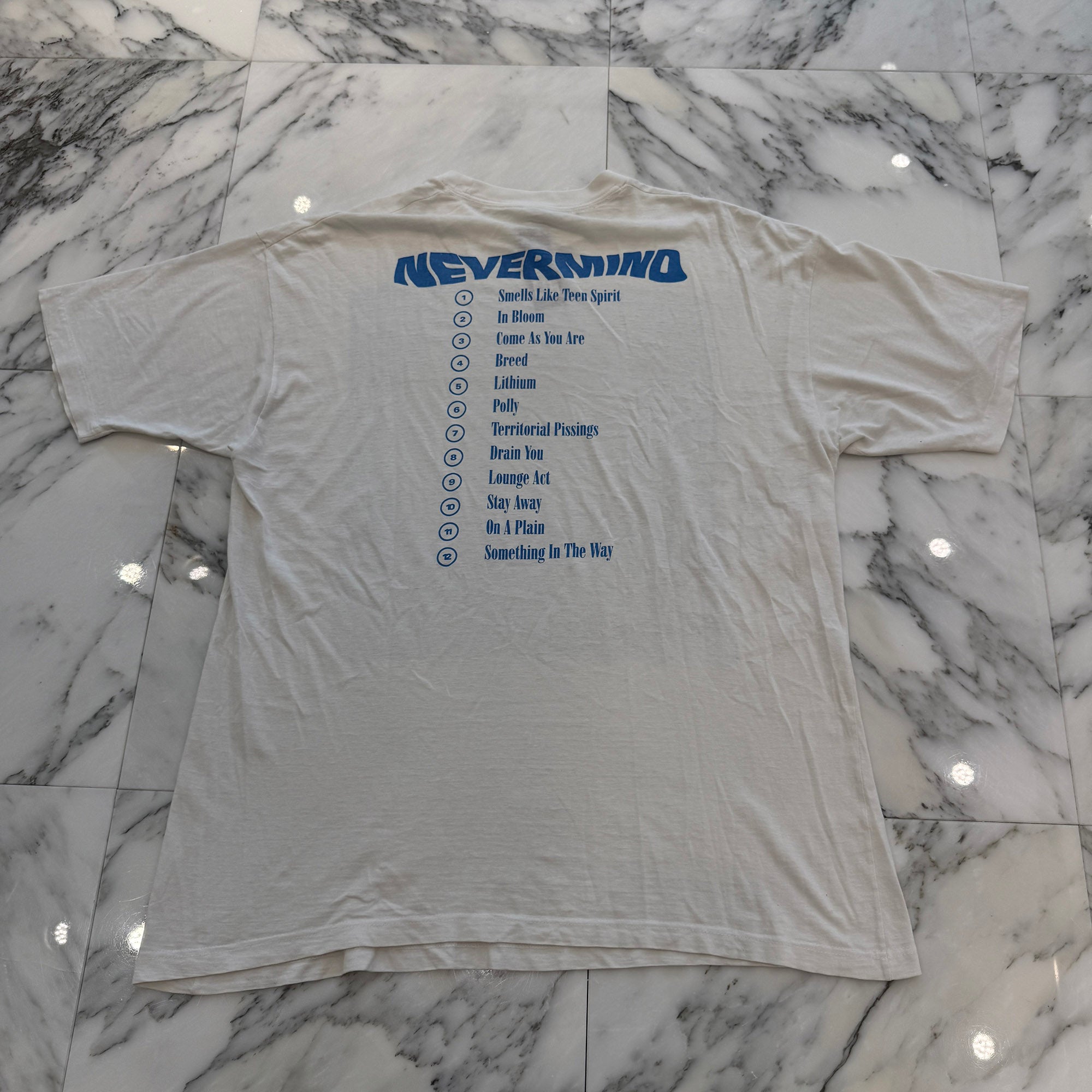 Vintage 90's NIRVANA "Never Mind" 1992 Album Promo S/S Tee Size XL ヴィンテージ 90's ニルヴァーナ "ネバー・マインド" 1992 アルバムプロモ Tシャツ サイズXL