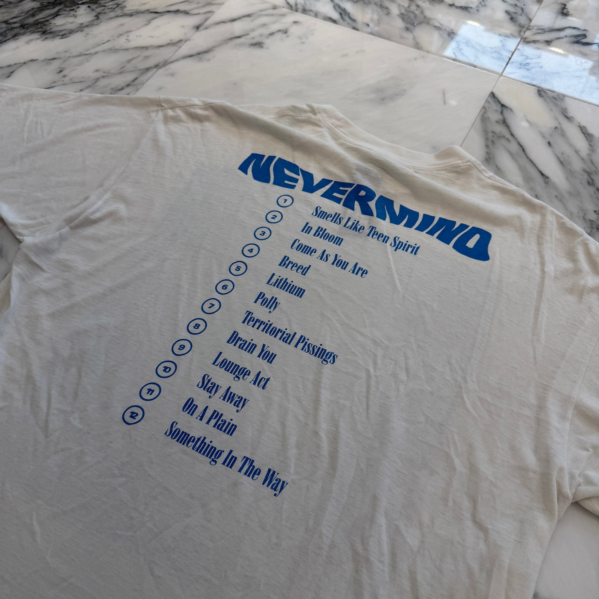 Vintage 90's NIRVANA "Never Mind" 1992 Album Promo S/S Tee Size XL ヴィンテージ 90's ニルヴァーナ "ネバー・マインド" 1992 アルバムプロモ Tシャツ サイズXL