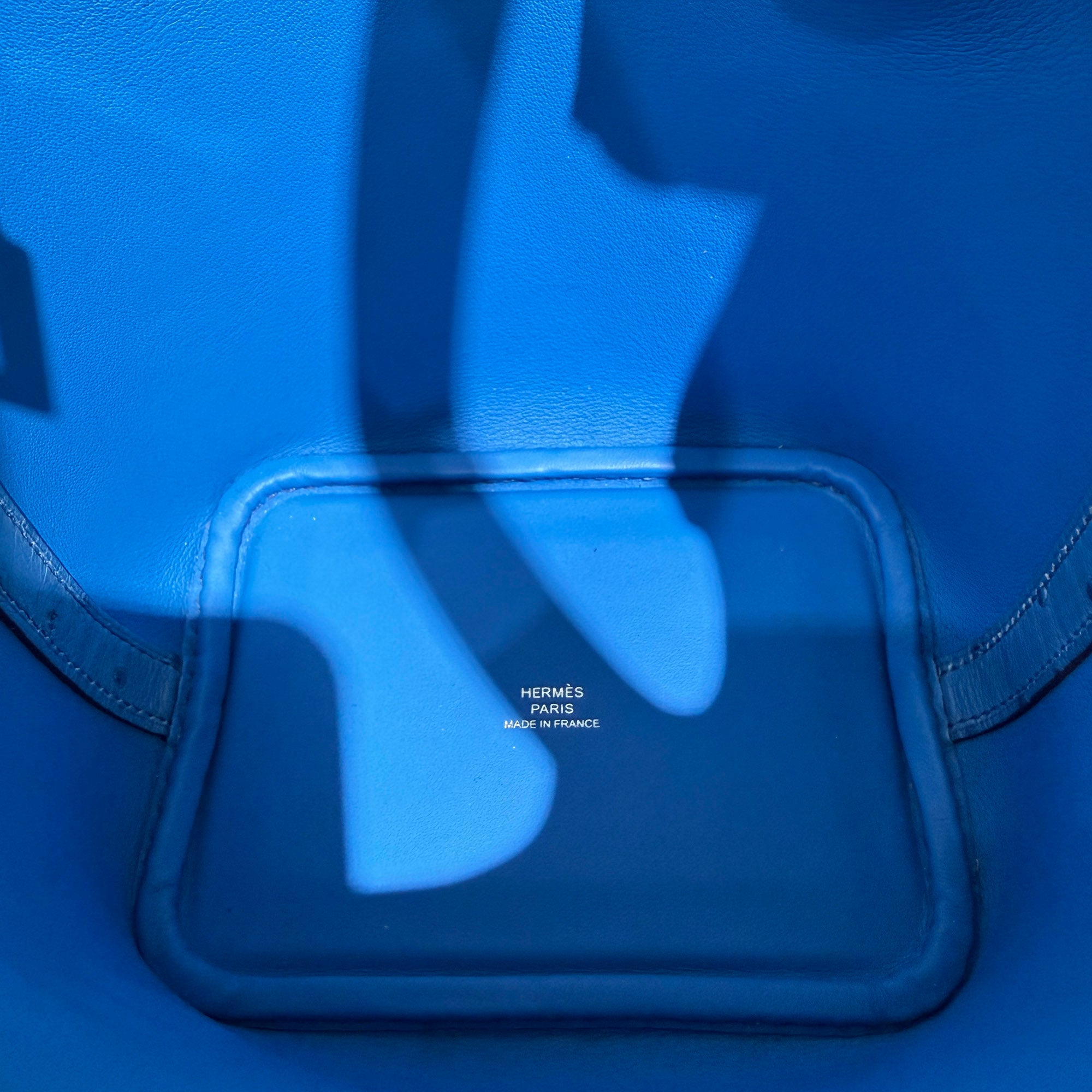 HERMES Picotin Lock Micro OSTRICH "Mykonos" W刻印 エルメス ピコタンロック マイクロ オーストリッチ "ミコノス" ハンドバッグ W刻印