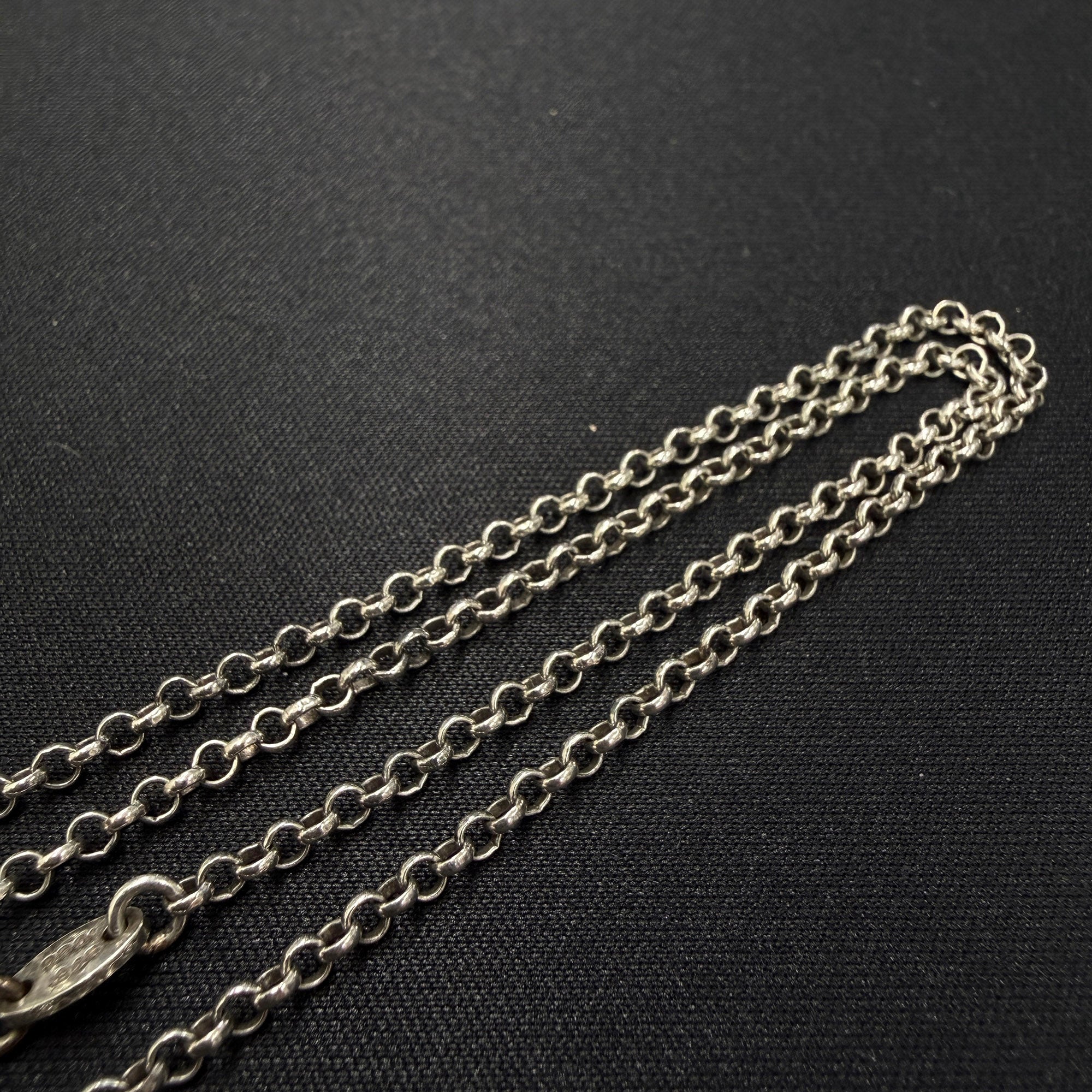 CHROME HEARTS Roll Chain Necklace Size 16 Inch クロムハーツ ロールチェーン ネックレス サイズ16インチ