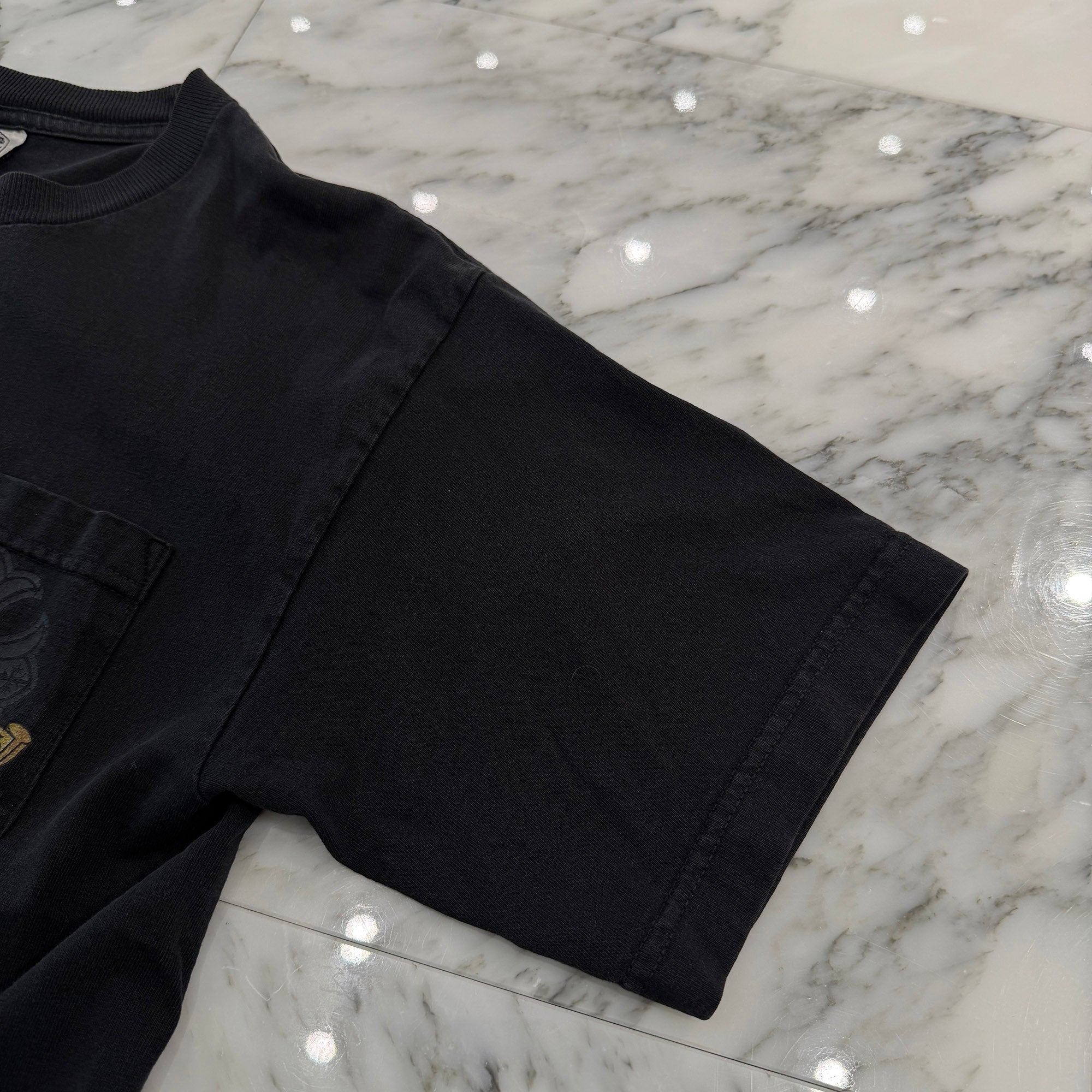 CHROME HEARTS CH Plus Scroll Gold Horseshoe Tee Size M クロムハーツ CHプラス スクロール ゴールド ホースシュー Tシャツ サイズM