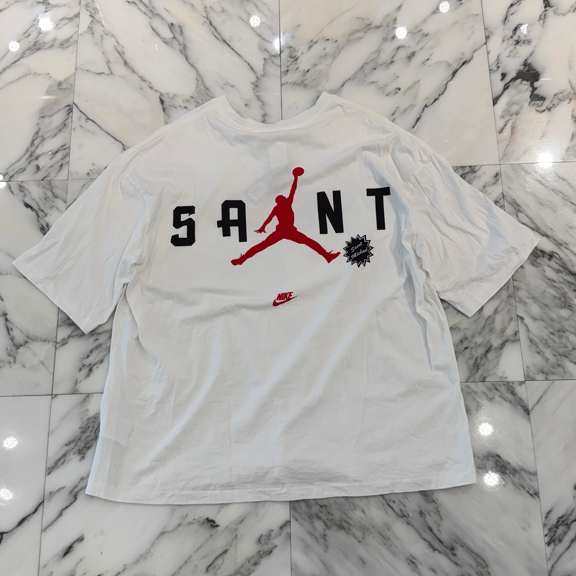 SAINT Mxxxxxx × JORDAN BRAND 2026SS "(TIME) CAPSULE" S/S Tee SM-MK8-0000-J07 Size L セントマイケル×ジョーダン ブランド "(タイム)カプセル" 半袖Tシャツ サイズL