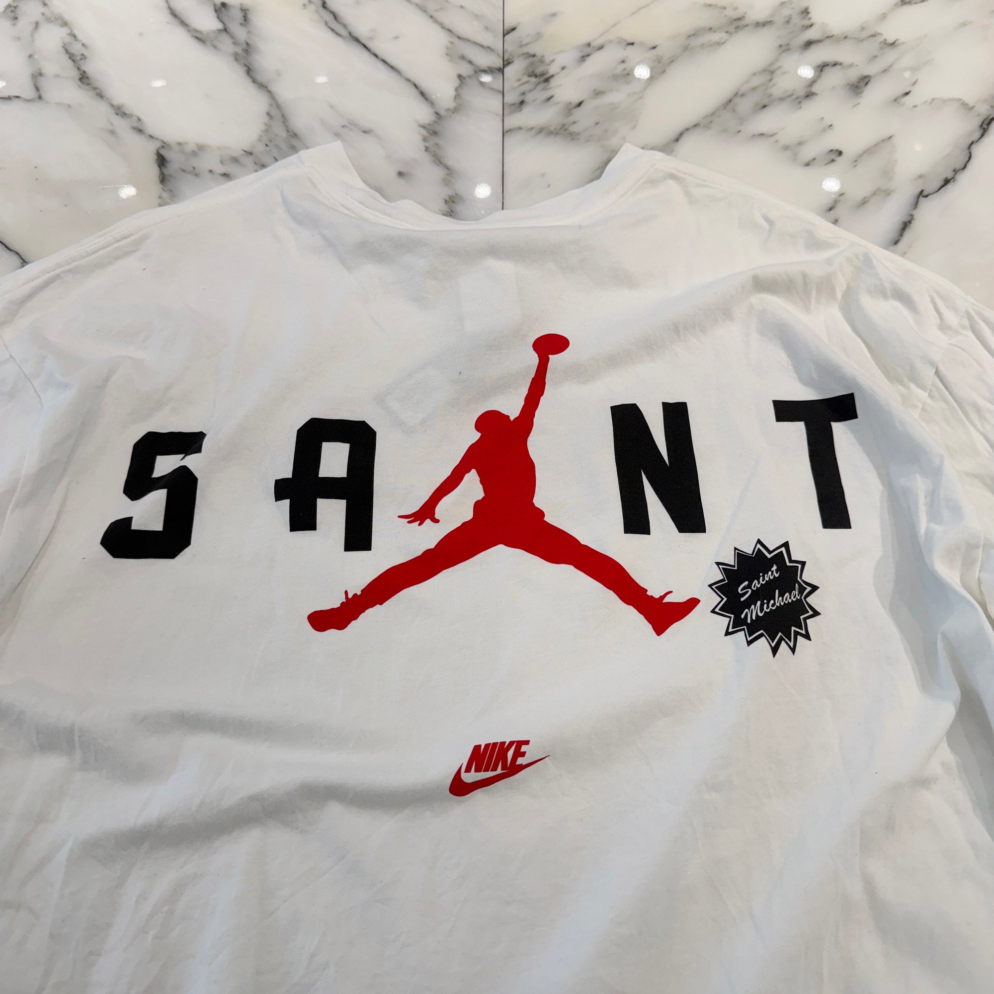 SAINT Mxxxxxx × JORDAN BRAND 2026SS "(TIME) CAPSULE" S/S Tee SM-MK8-0000-J07 Size L セントマイケル×ジョーダン ブランド "(タイム)カプセル" 半袖Tシャツ サイズL