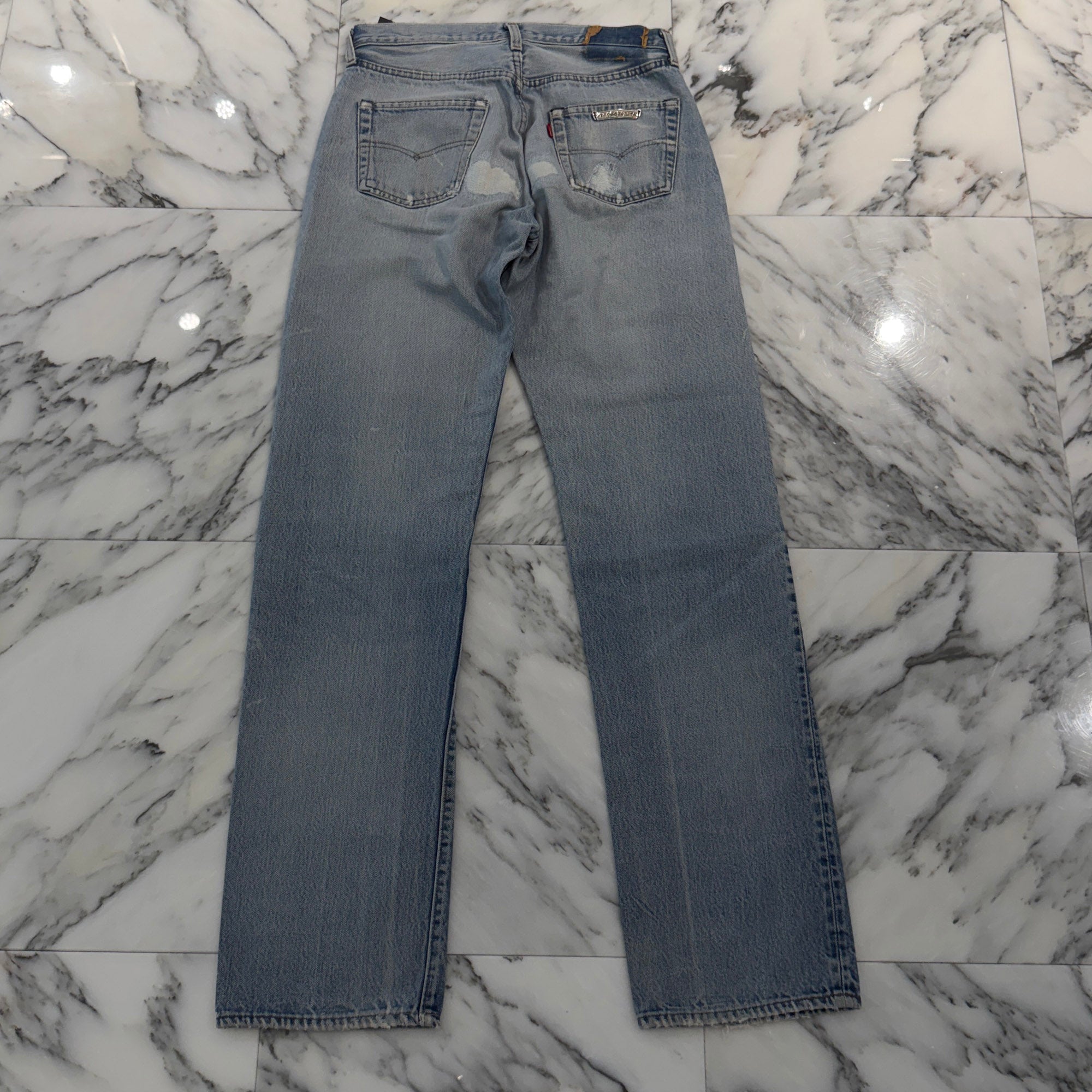 CHROME HEARTS × Levi's VNTG Cross Ball Button Denim Pants Size 31 クロムハーツ × リーバイス ヴィンテージ クロスボールボタン デニムパンツ サイズ31