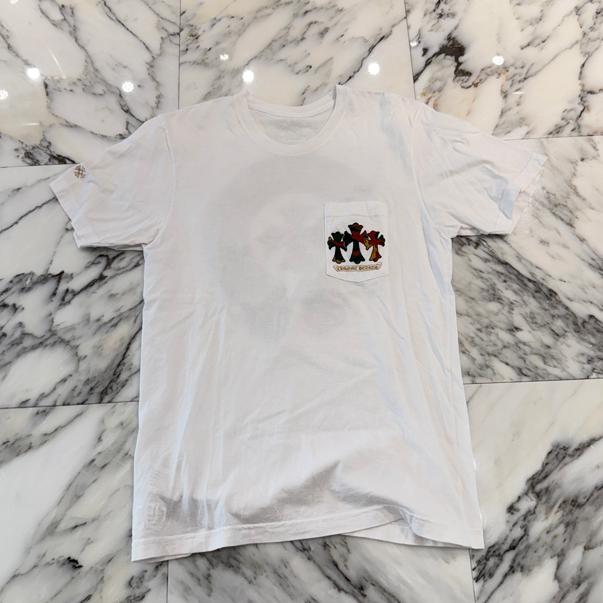 CHROME HEARTS Camo Horseshoe Print Tee Size L クロムハーツ カモ ホースシュープリント Tシャツ サイズL