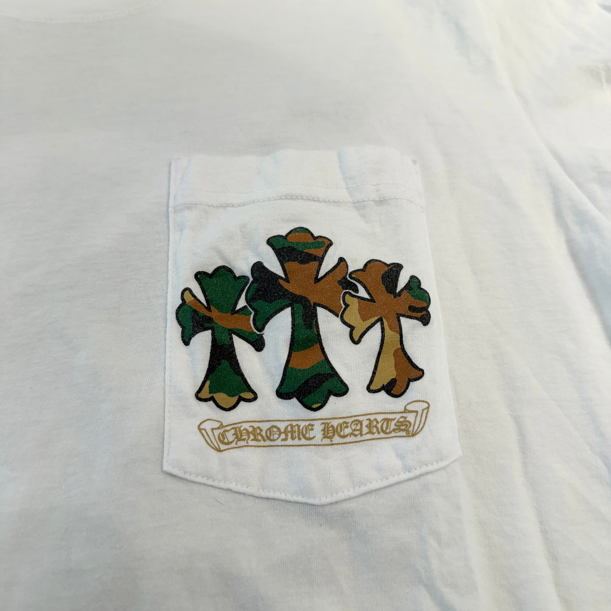 CHROME HEARTS Camo Horseshoe Print Tee Size L クロムハーツ カモ ホースシュープリント Tシャツ サイズL