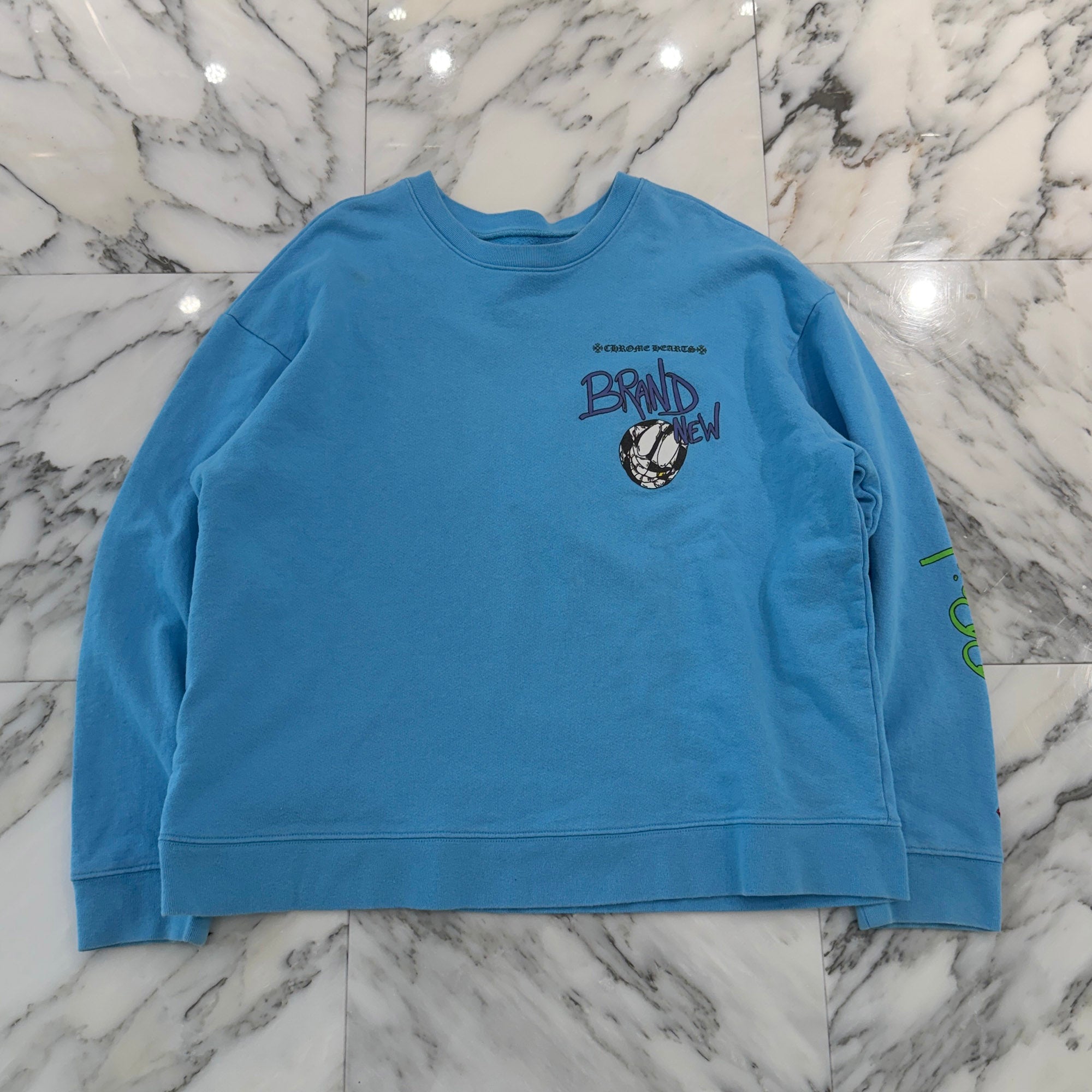 CHROME HEARTS × MATTY BOY 2024SS BRAIN NEW Sweat Shirt Size XXL クロムハーツ × マッティボーイ ブレインニュー スウェットシャツ サイズXXL