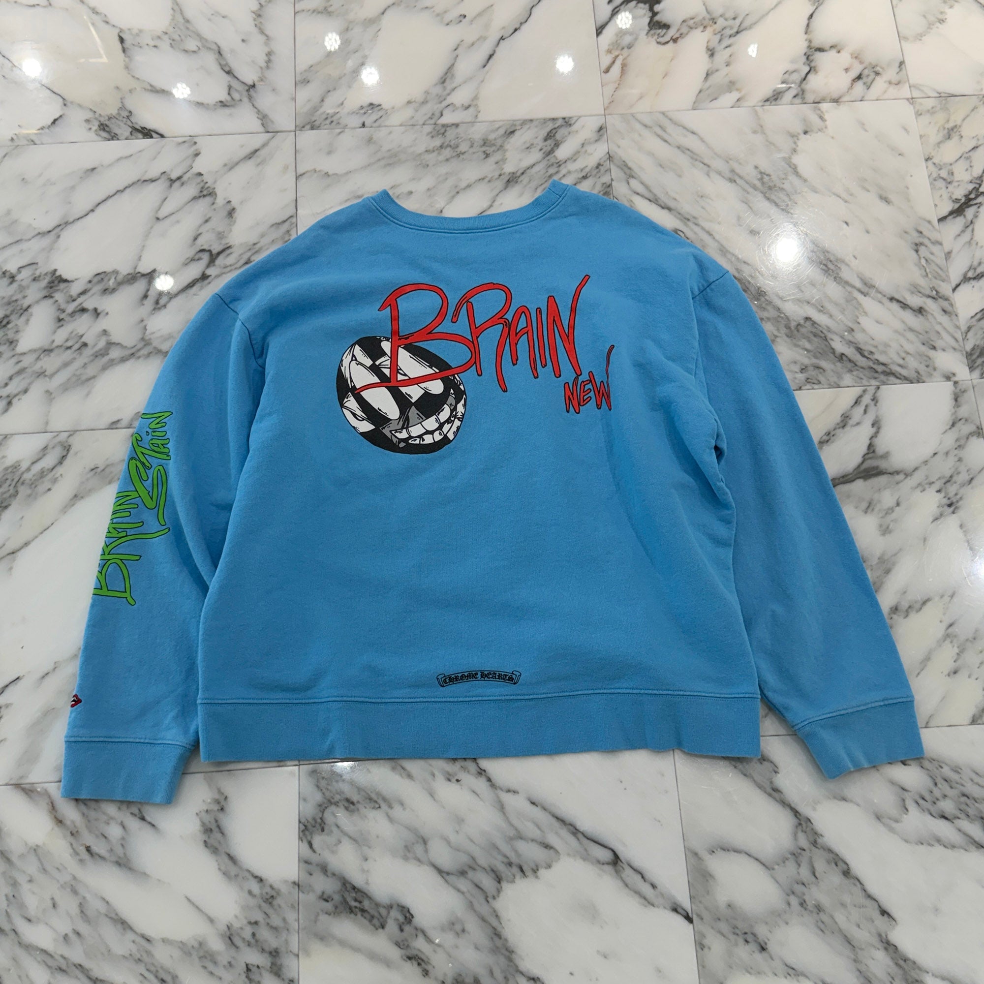 CHROME HEARTS × MATTY BOY 2024SS BRAIN NEW Sweat Shirt Size XXL クロムハーツ × マッティボーイ ブレインニュー スウェットシャツ サイズXXL