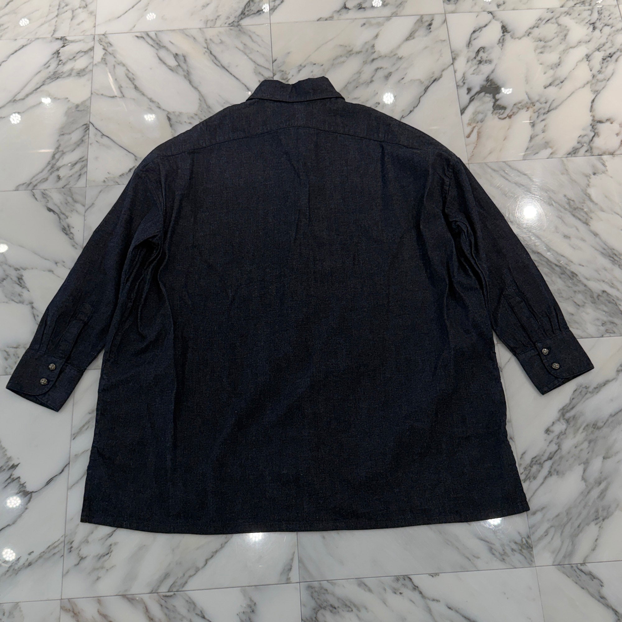 CHROME HEARTS Y NOT Mahal Kita Denim Shirt Size M クロムハーツ ワイノット マハルキタ デニムシャツ サイズM