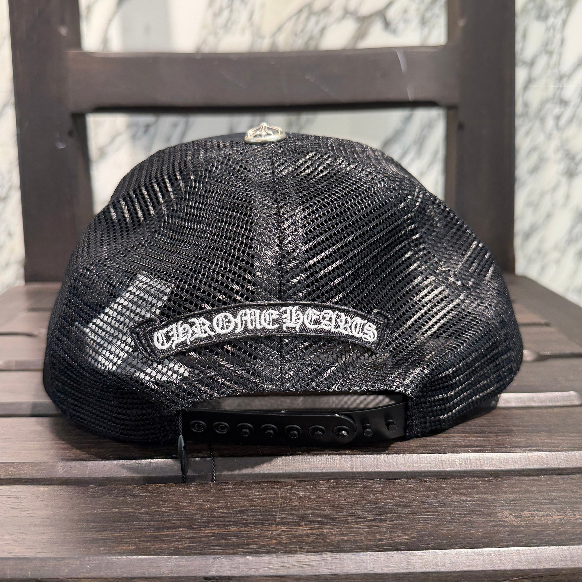 CHROME HEARTS Triple Cross Patch Trucker Cap ONE SIZE (51-61) クロムハーツ トリプルクロスパッチ トラッカーキャップ ONE SIZE (51-61)
