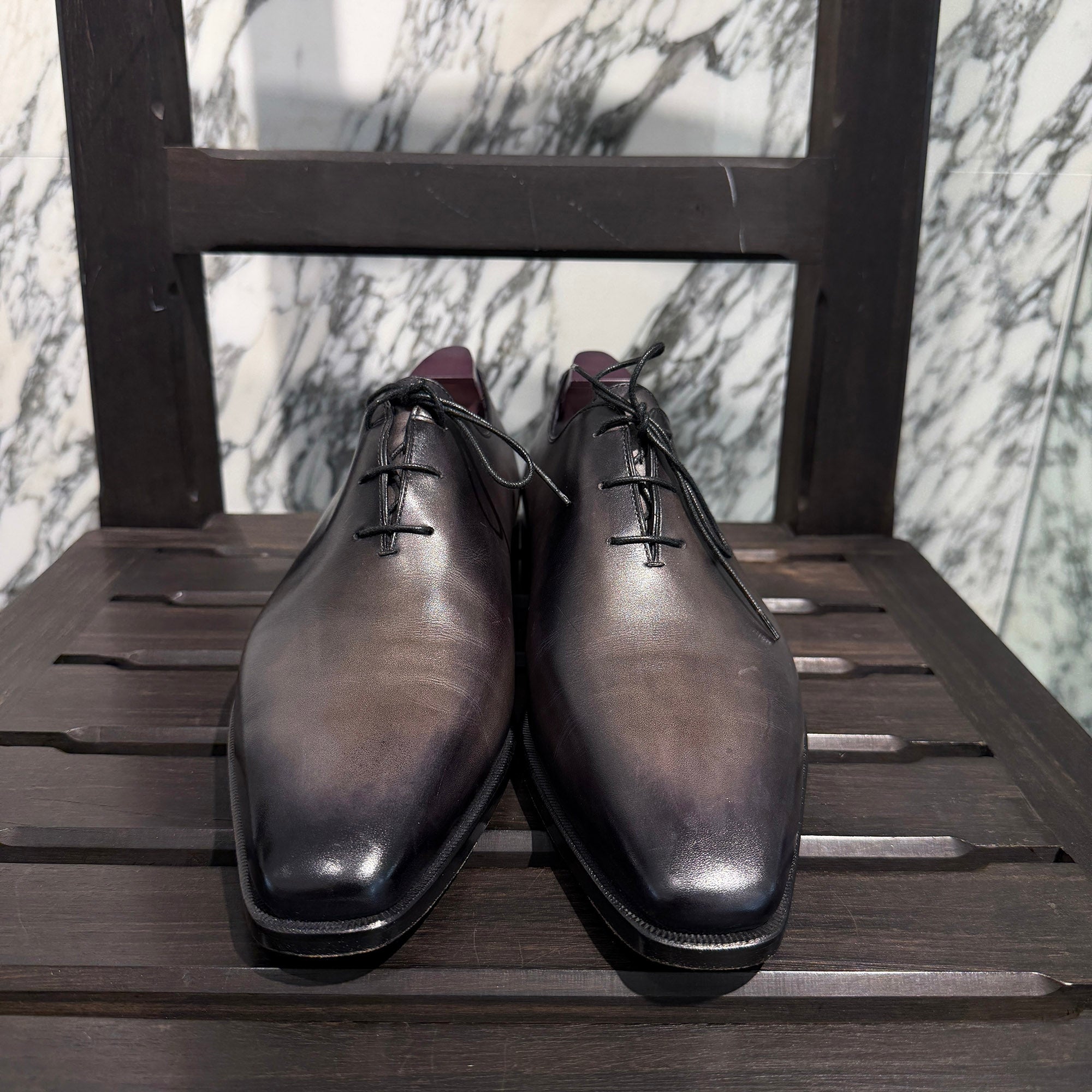 Berluti Alessandro Demeure Oxfords Leather Lace Up Shoes Size 9 (JP28.5) ベルルッティ アレッサンドロ デムジュール オックスフォード フォード レザー レースアップシューズ サイズ9 (JP28.5)