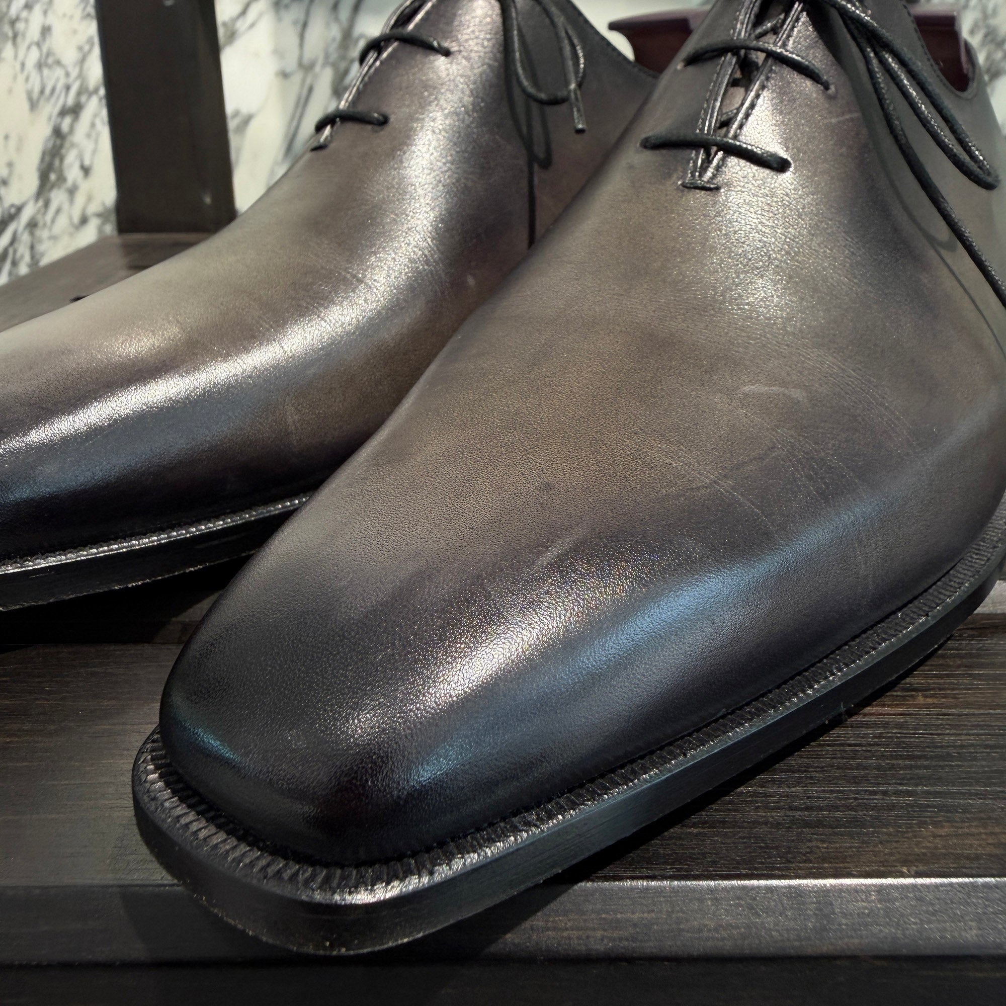 Berluti Alessandro Demeure Oxfords Leather Lace Up Shoes Size 9 (JP28.5) ベルルッティ アレッサンドロ デムジュール オックスフォード フォード レザー レースアップシューズ サイズ9 (JP28.5)