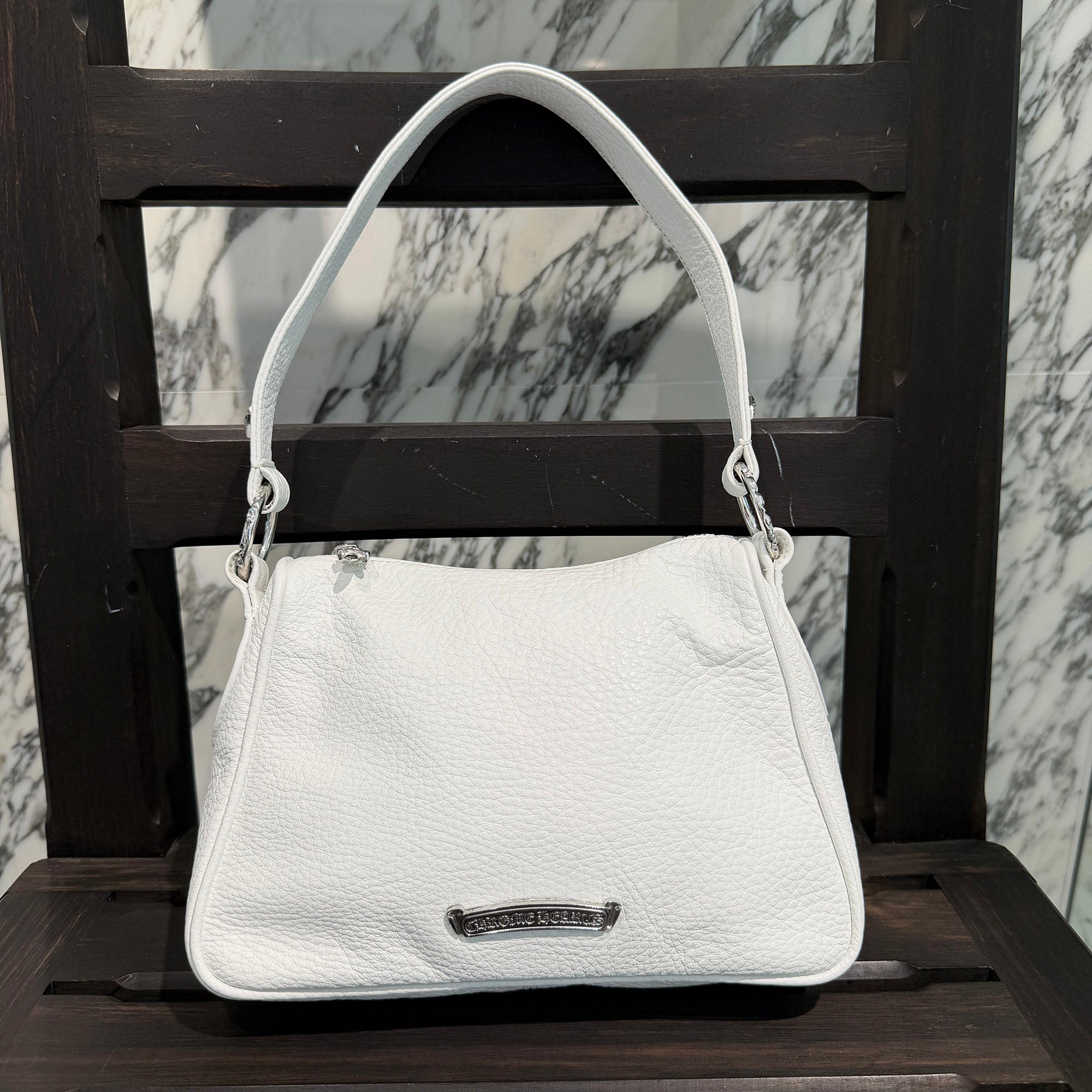 CHROME HEARTS CH Star CHICKEN NUGGET Small Leather Shoulder Bag クロムハーツ CHスター チキンナゲット スモールレザー ショルダーバッグ