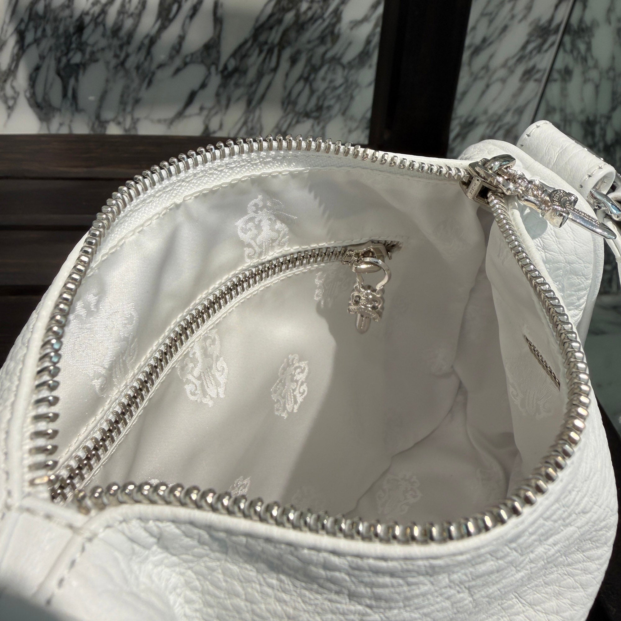 CHROME HEARTS CH Star CHICKEN NUGGET Small Leather Shoulder Bag クロムハーツ CHスター チキンナゲット スモールレザー ショルダーバッグ