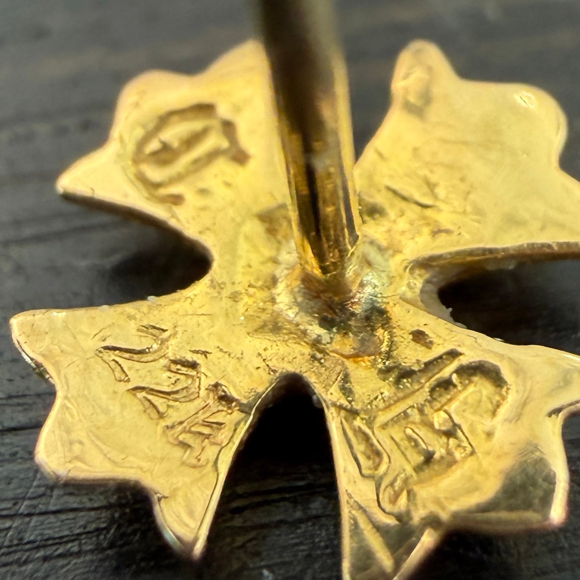 CHROME HEARTS 22K CH Plus Cross Stud Earring 1 Diamond クロムハーツ 22K CHプラス クロス スタッズ イヤリング ピアス 1ダイヤモンド